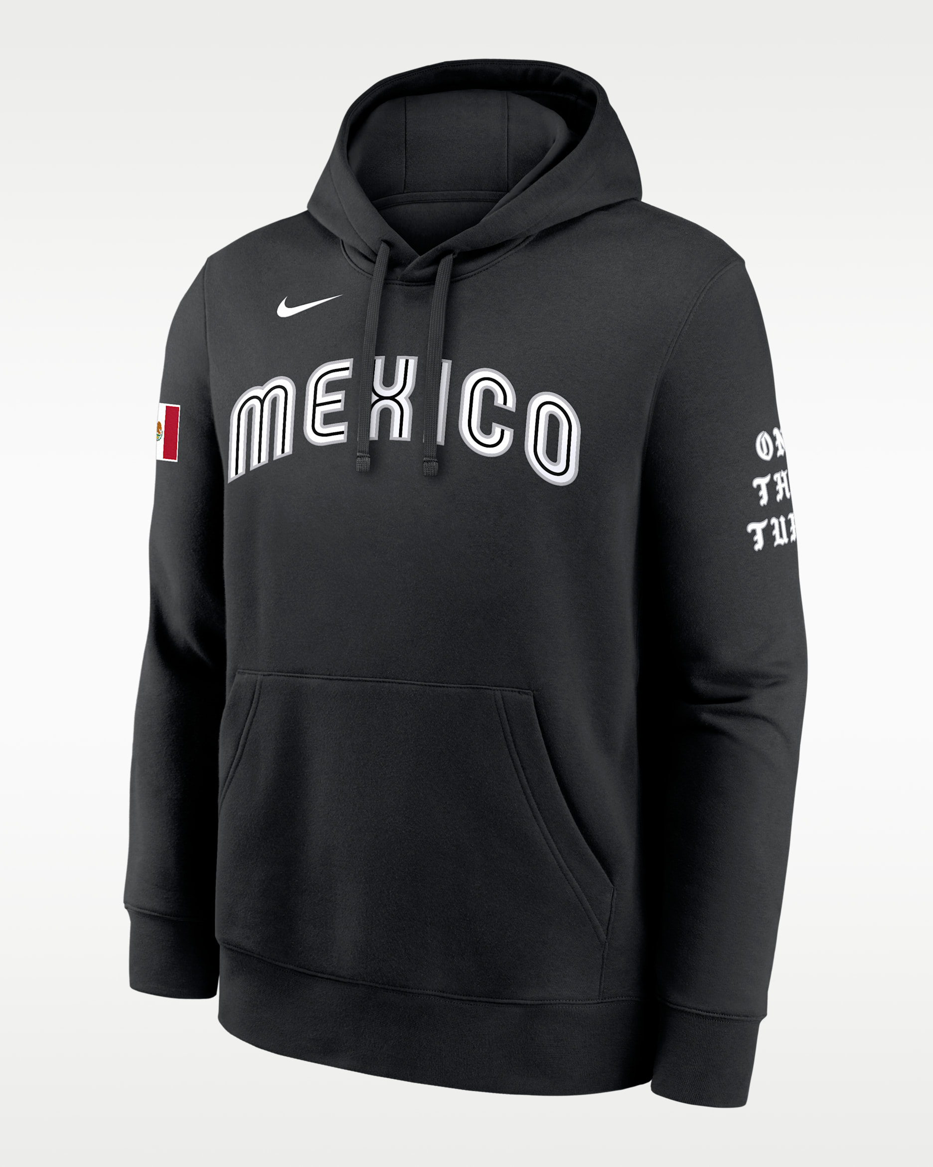 Mexico National Baseball Team 2026 World Baseball Classic Complex Born x Raised Men's Nike Pullover Hoodie - Black