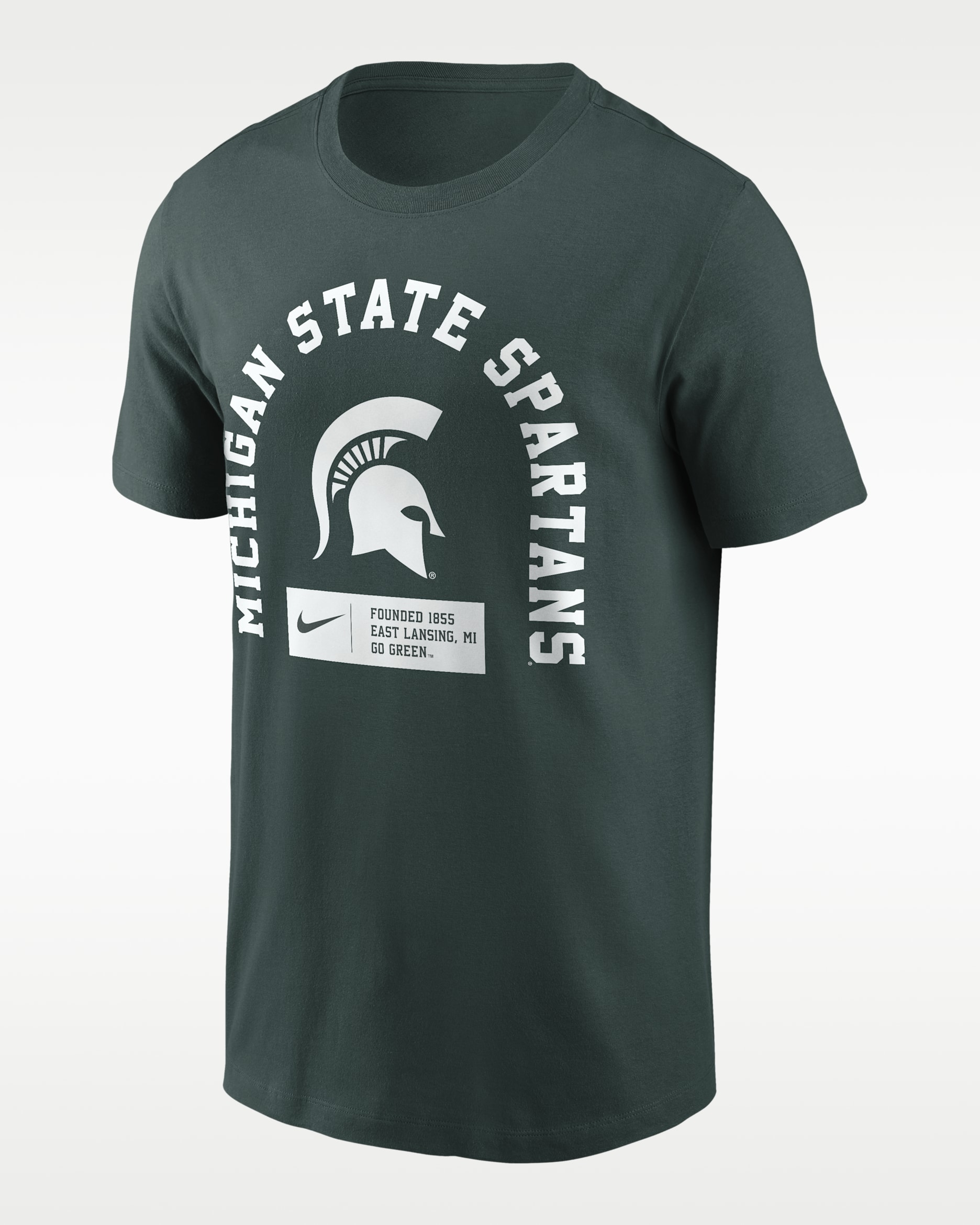 Michigan State Primetime Seasonal Men's Nike College T-Shirt - Green