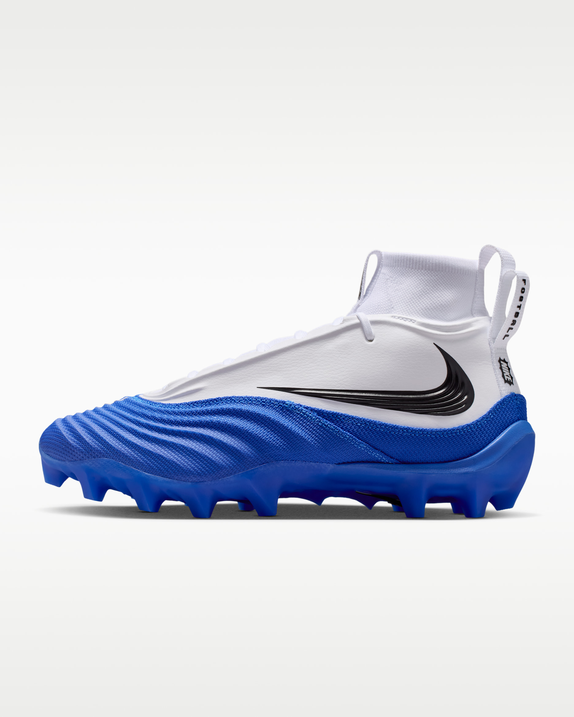 Nike Alpha Menace 5 Pro Men's Football Cleats - White/Hyper Royal