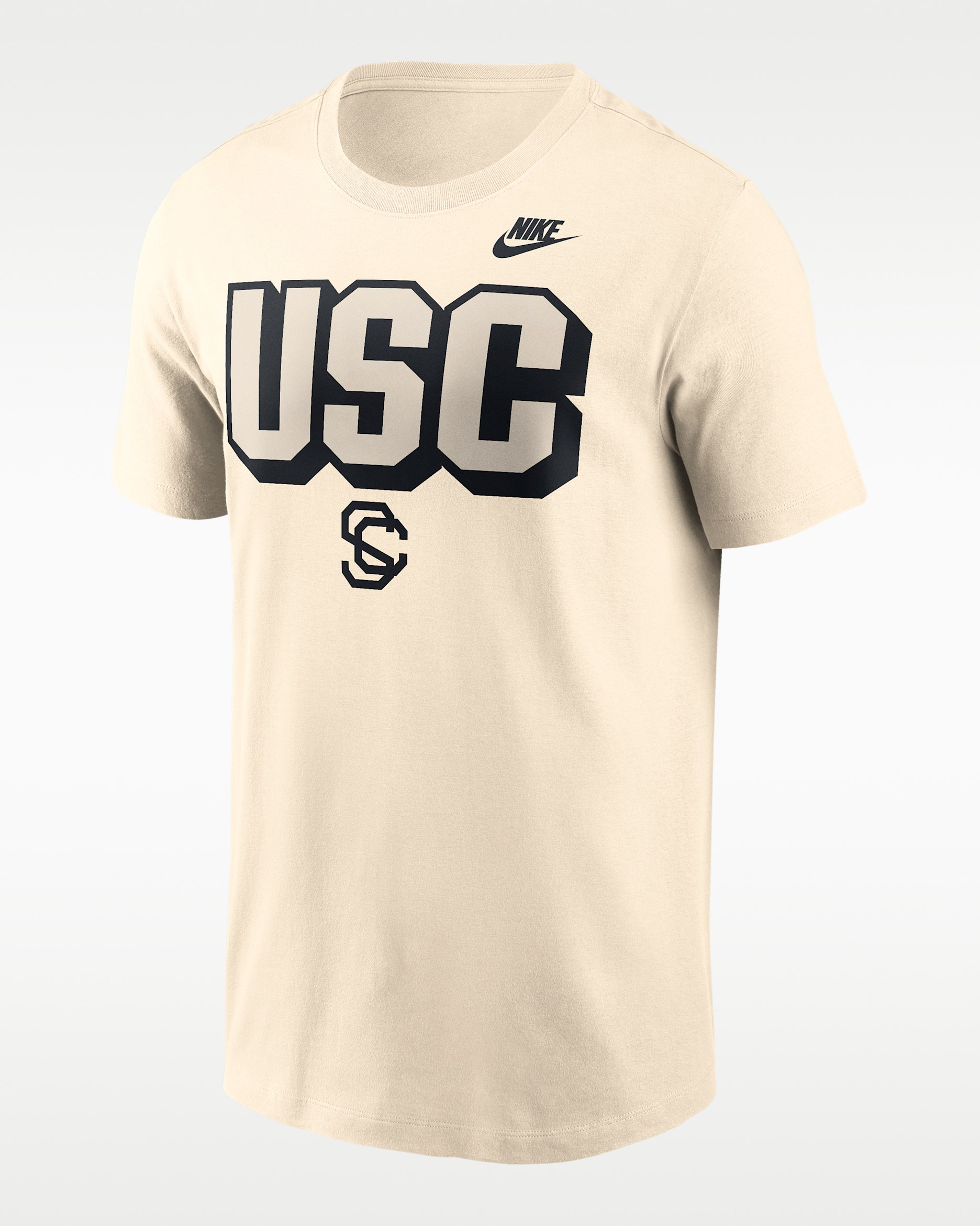 USC Team Bold Men's Nike College T-Shirt - Natural