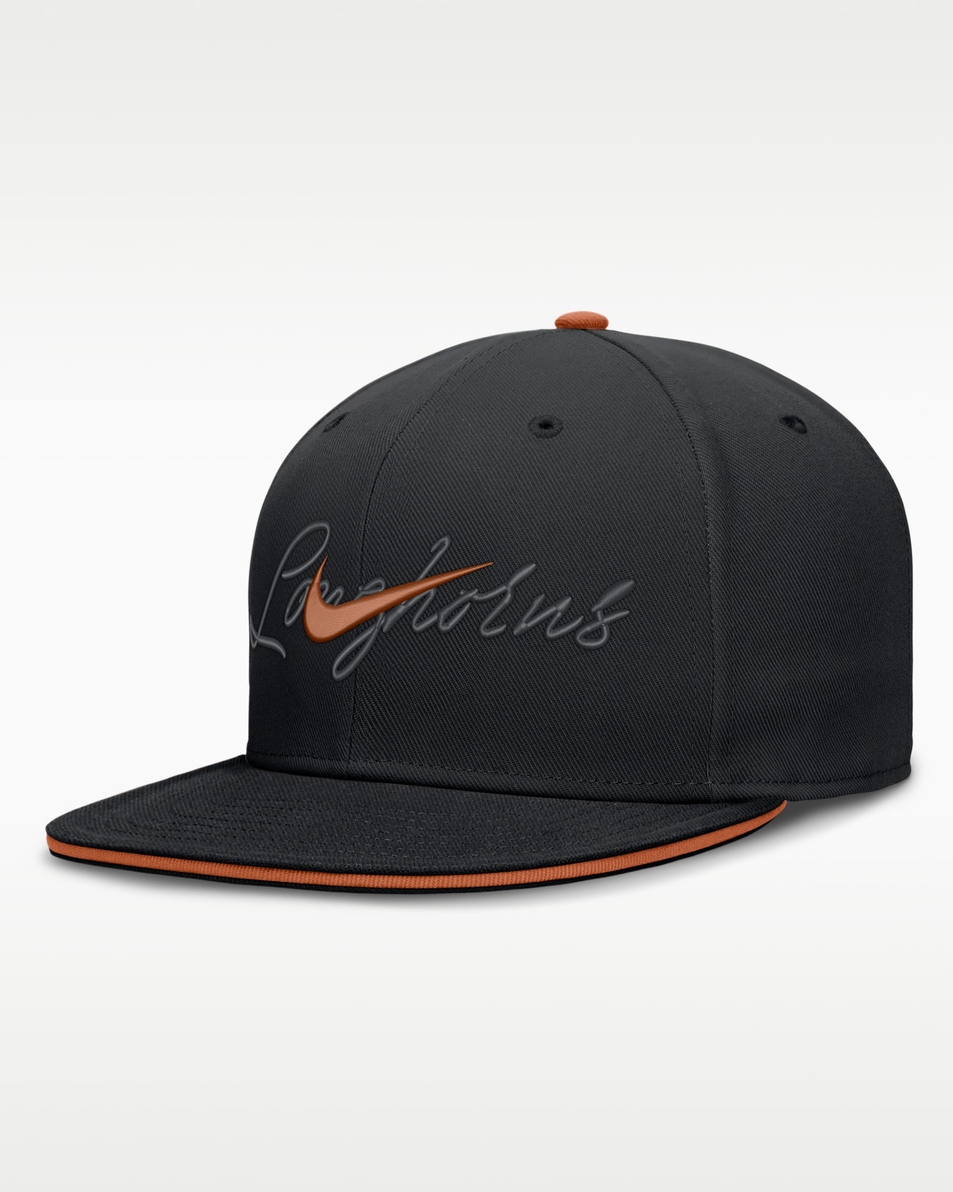 Texas Pro Men's Nike Dri-FIT College Fitted Hat - Black