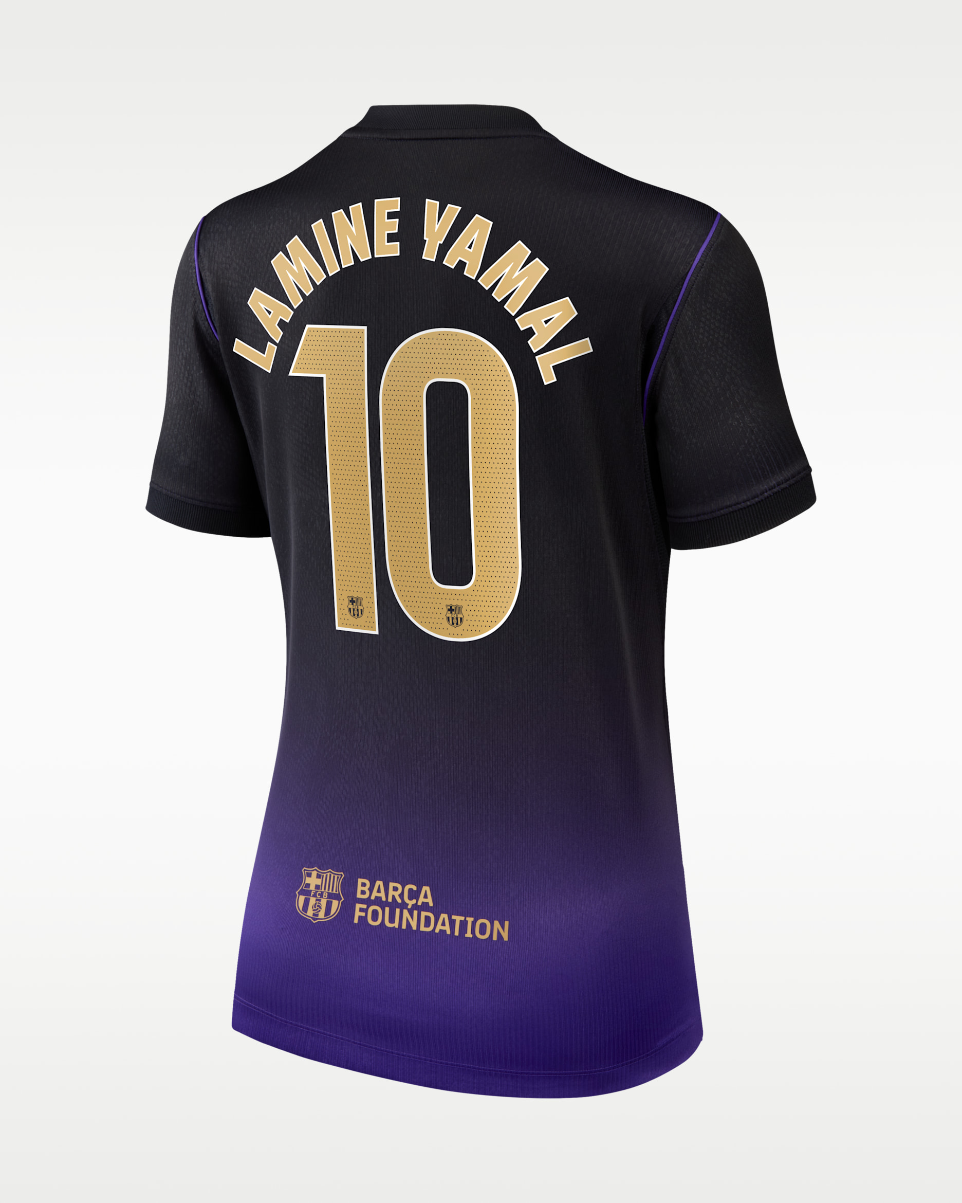 Lamine Yamal 2026/27 Stadium Away Kobe Women's Nike Dri-FIT Soccer Jersey - Purple
