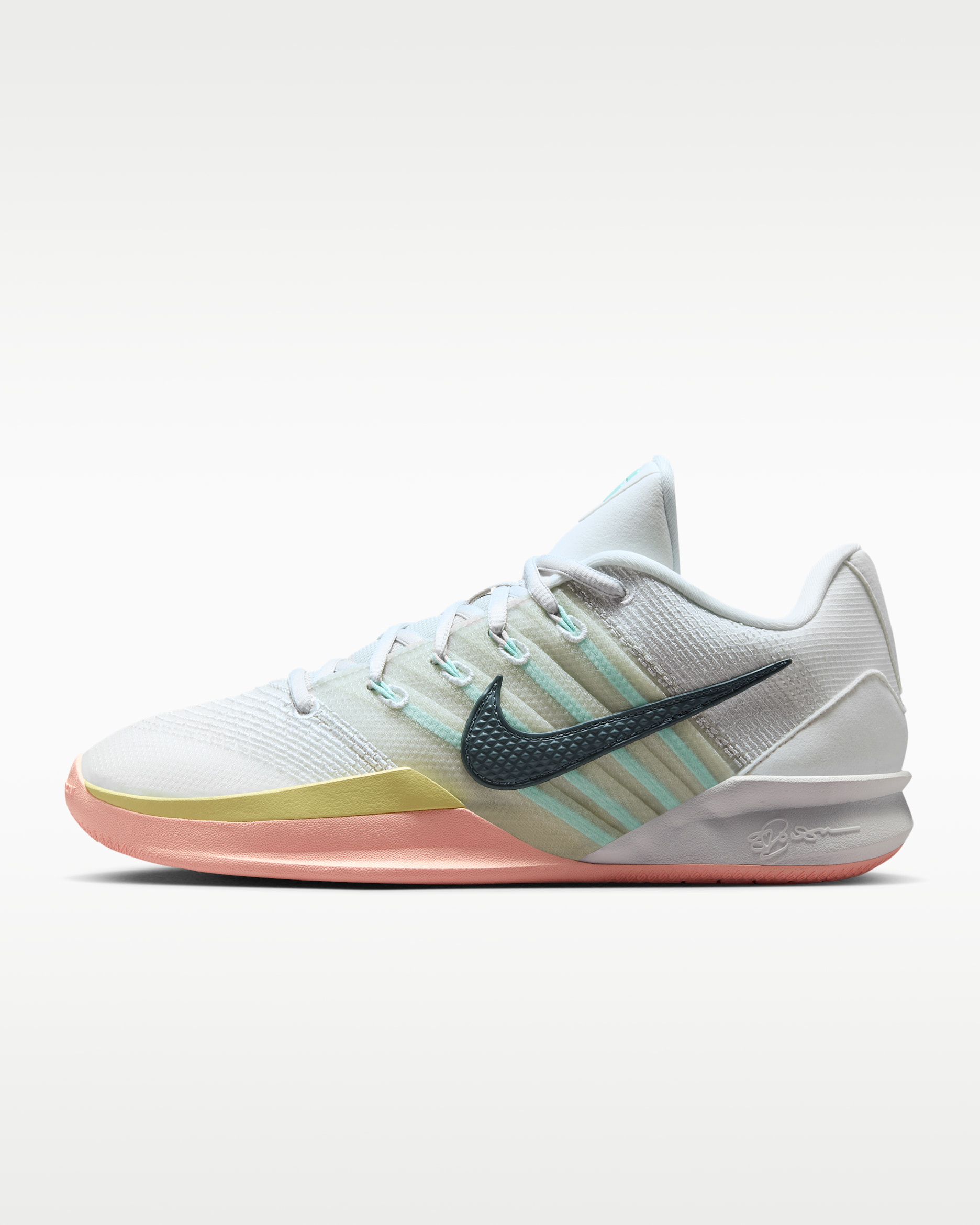 Sabrina 3 'Silencer' Basketball Shoes - Summit White/Photon Dust/Washed Coral/Iron Grey