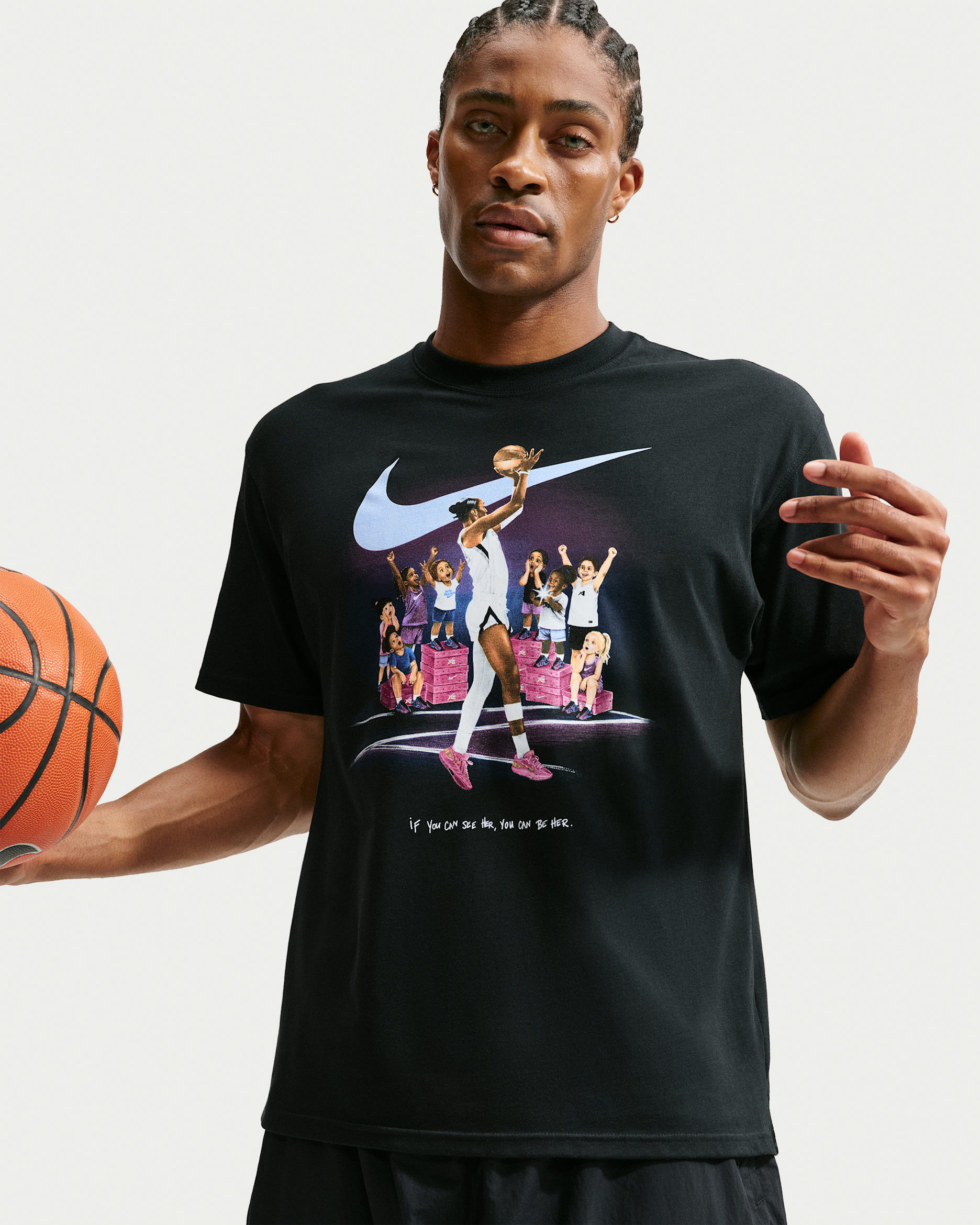 A'ja Wilson Nike T-Shirt - Black