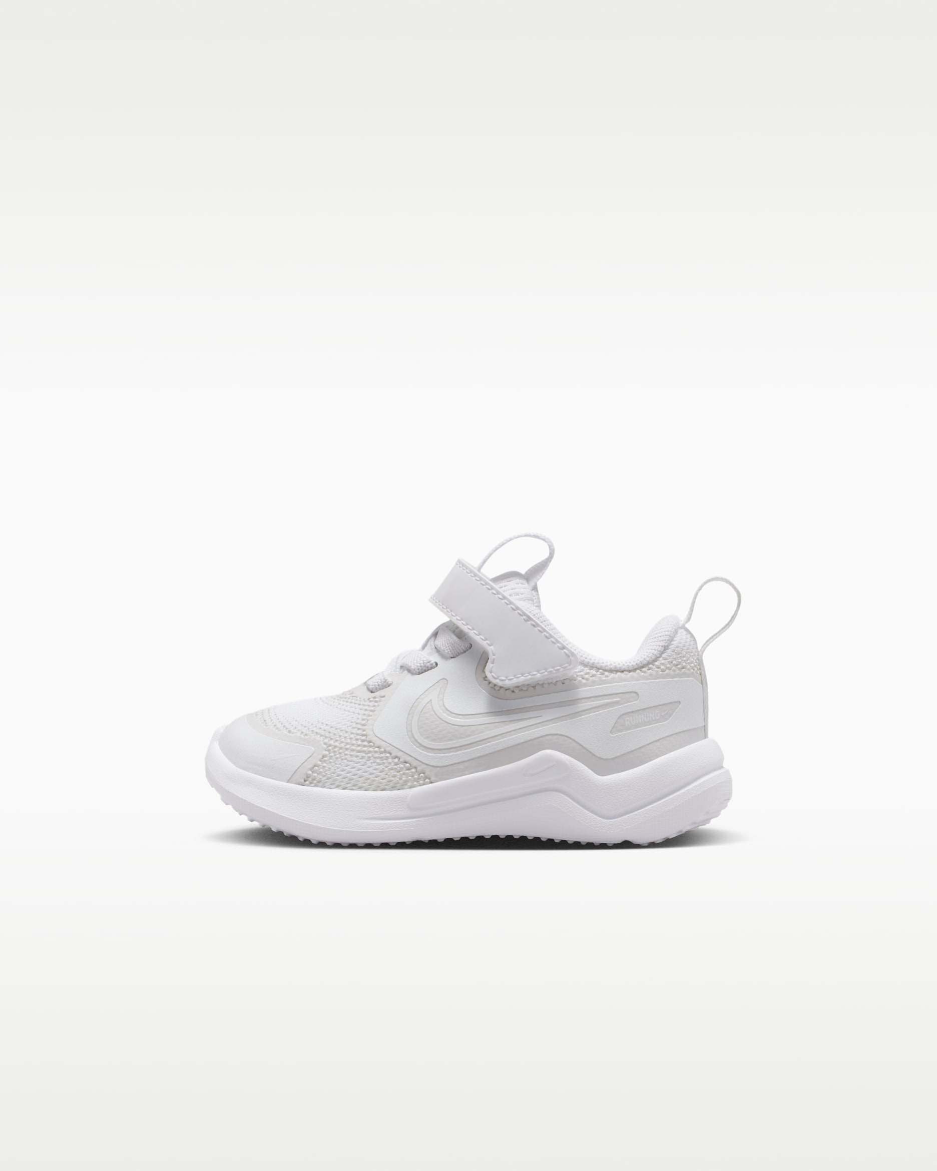 Tenis para bebé e infantil Nike Cosmic Runner - Blanco/Blanco/Tinte platino