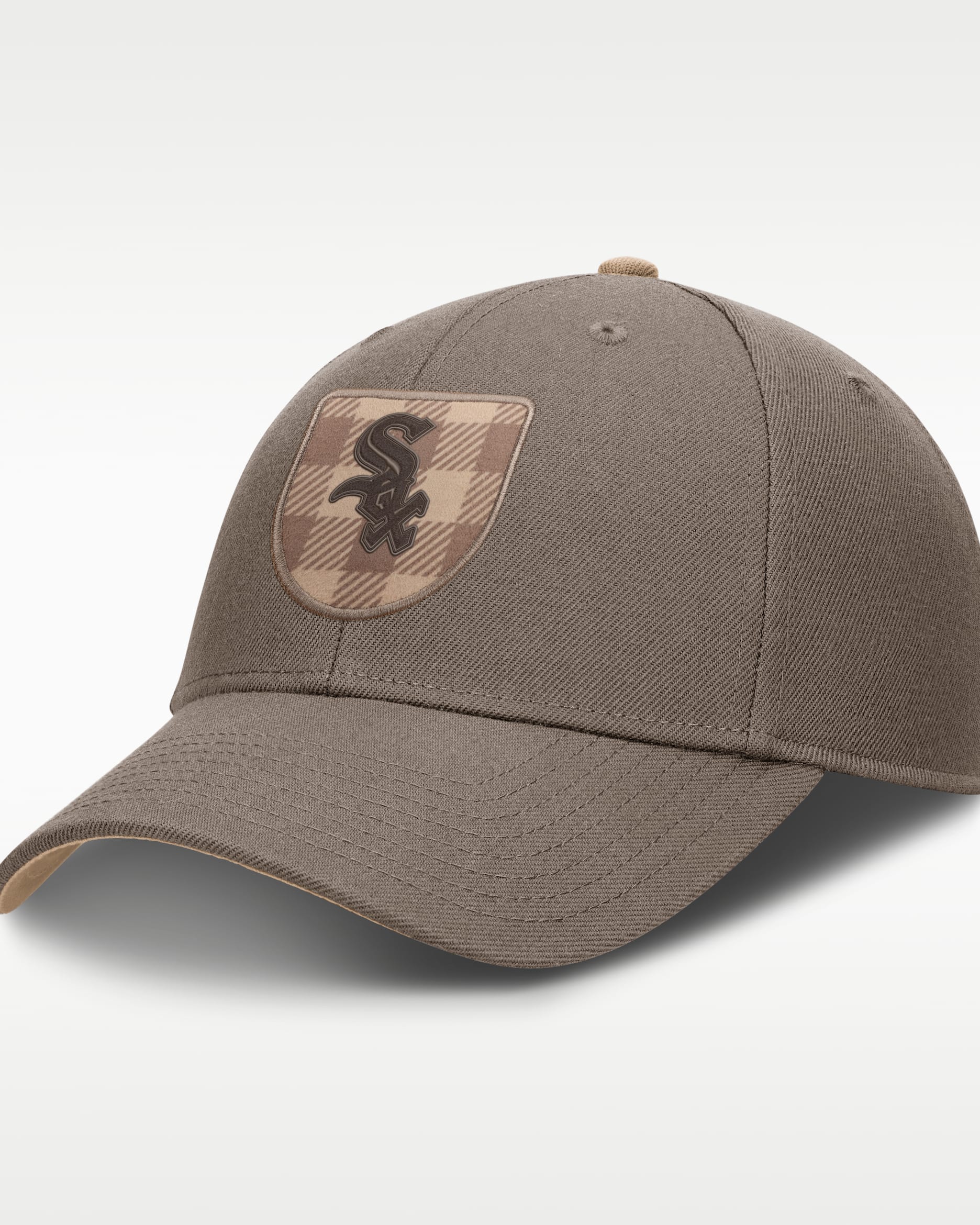 Gorra Nike Dri-FIT de la MLB ajustable para hombre Chicago White Sox Statement - Marrón