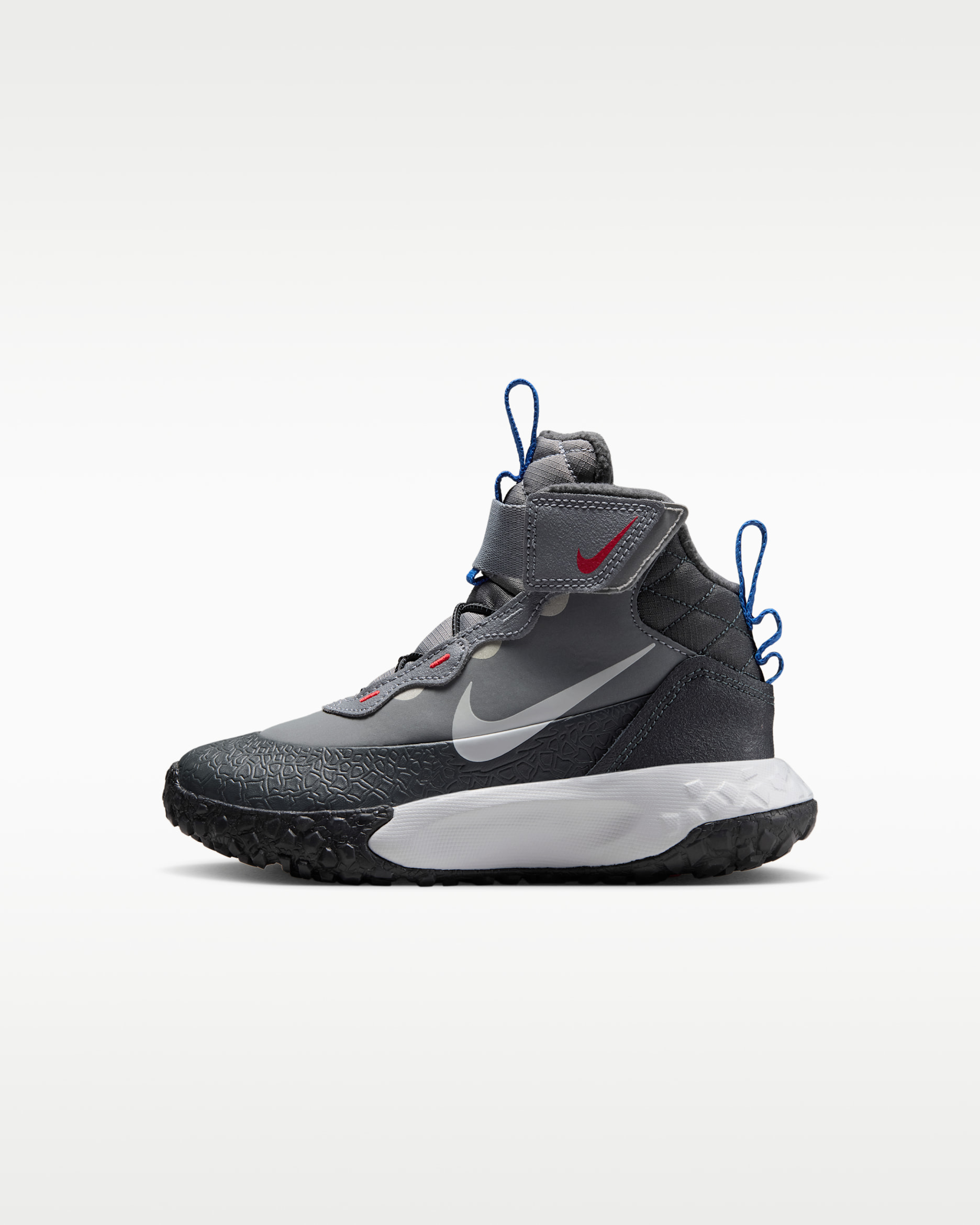 Nike Terrascout Little Kids' Shoes with Reflective Accents - Cool Grey/Anthracite/University Red/Pure Platinum