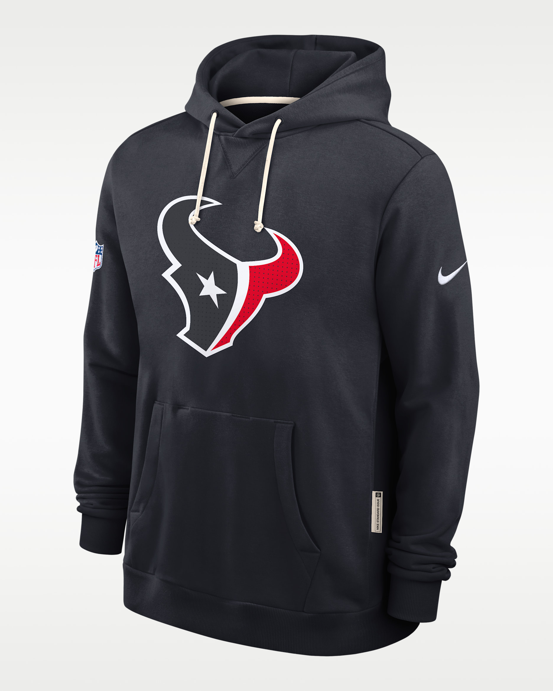 Houston Texans Initial Home Sideline Men's Nike Dri-FIT NFL Pullover Hoodie - Blue