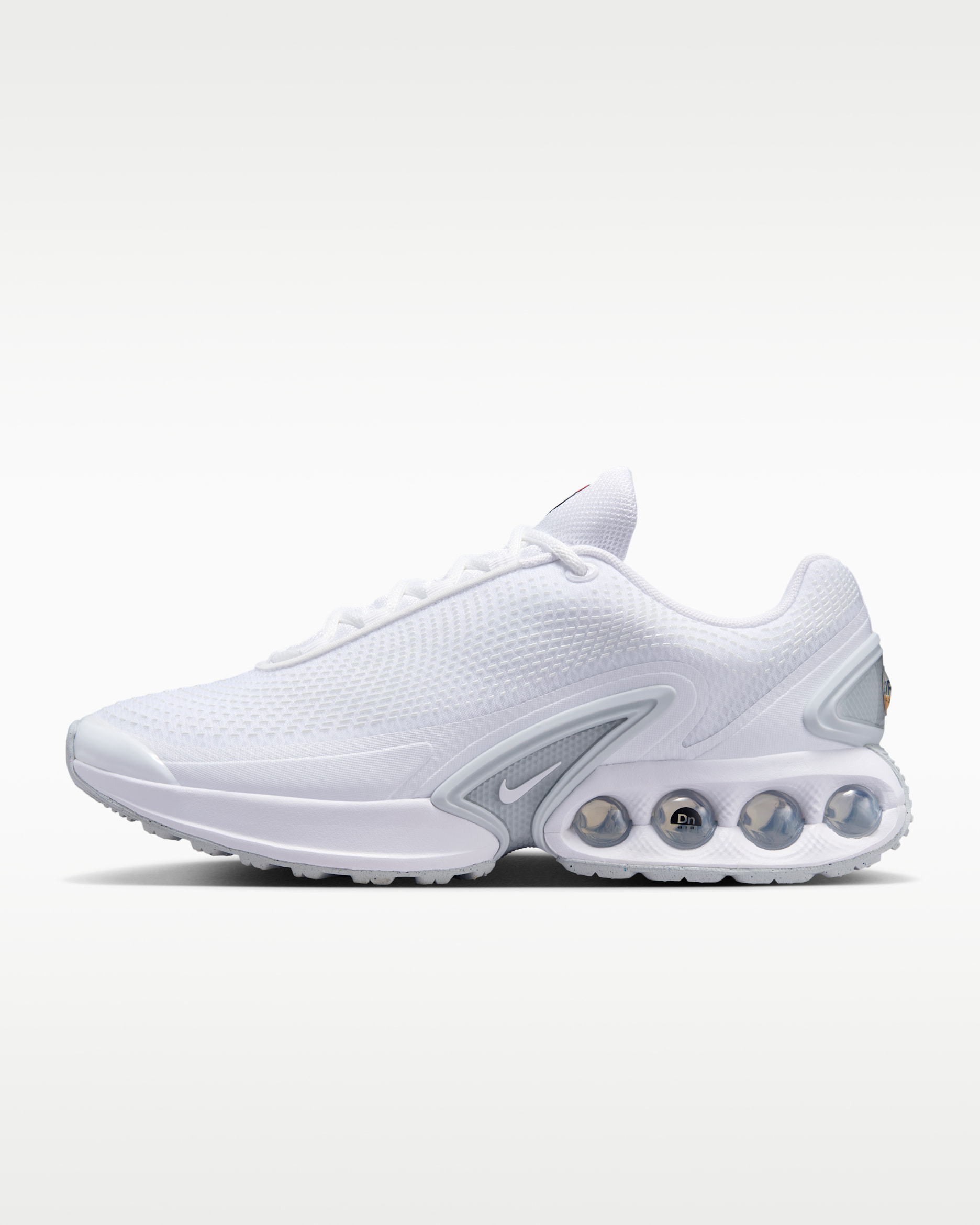 Nike Air Max Dn Shoes - White/White/Metallic Silver/White