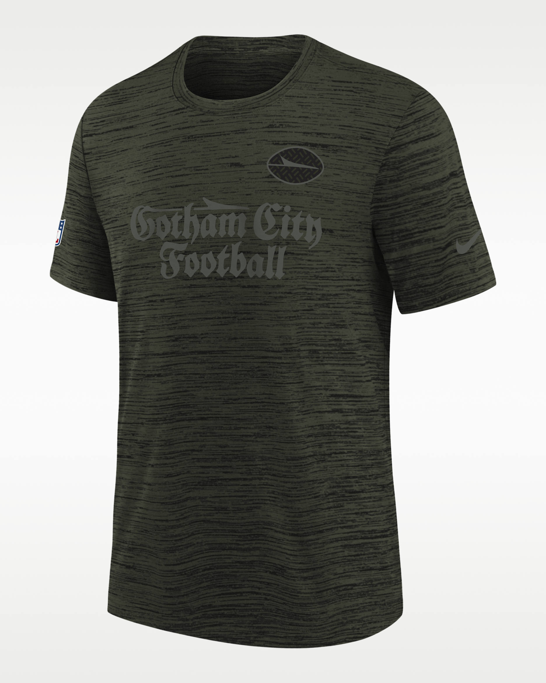 Playera Nike Dri-FIT de la NFL para niños talla grande New York Jets Rivalry Sideline Velocity - Verde