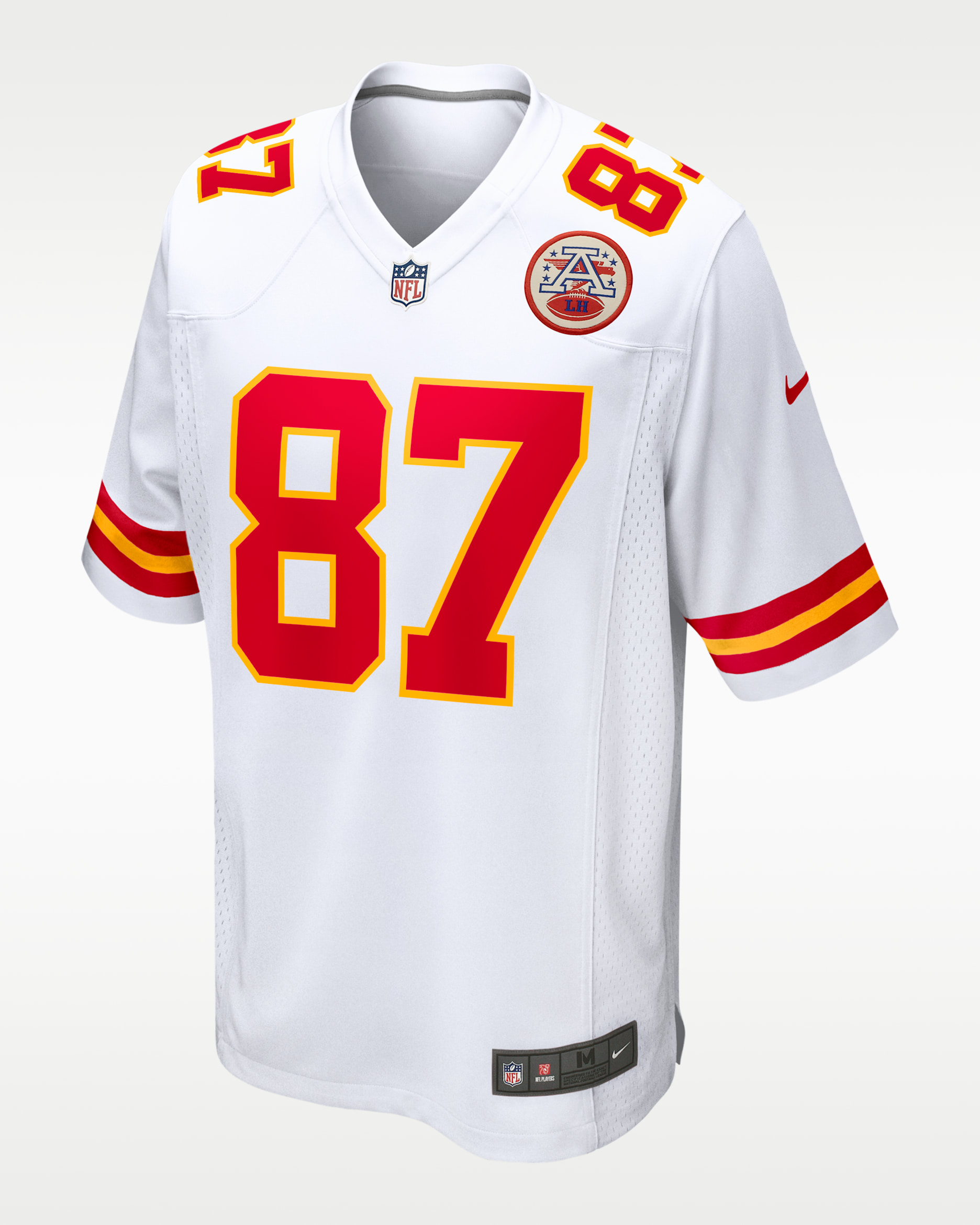 Jersey de juego Nike para hombre Travis Kelce Kansas City Chiefs - Blanco
