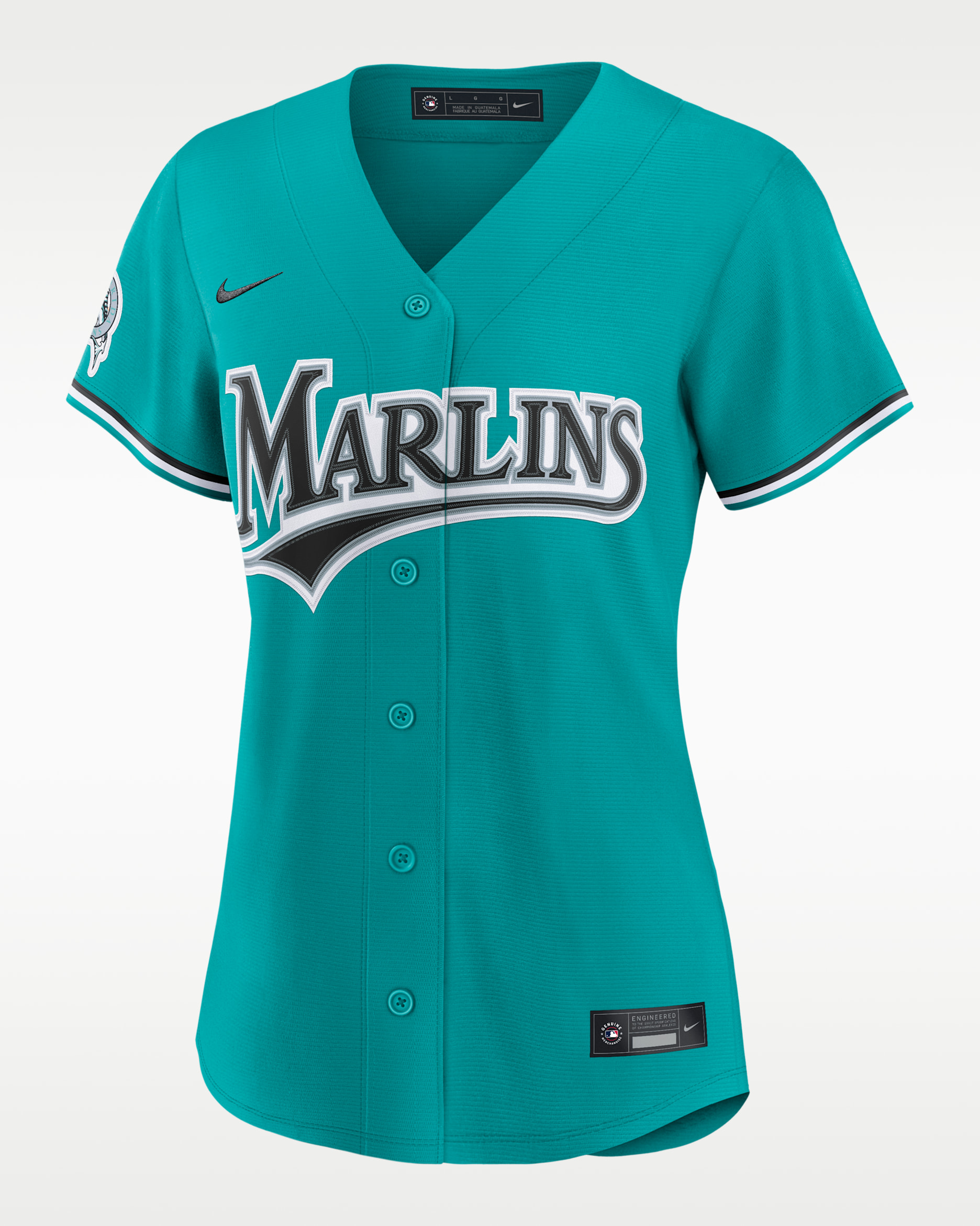 Miami Marlins Women's Nike MLB Stadium Jersey - Aqua