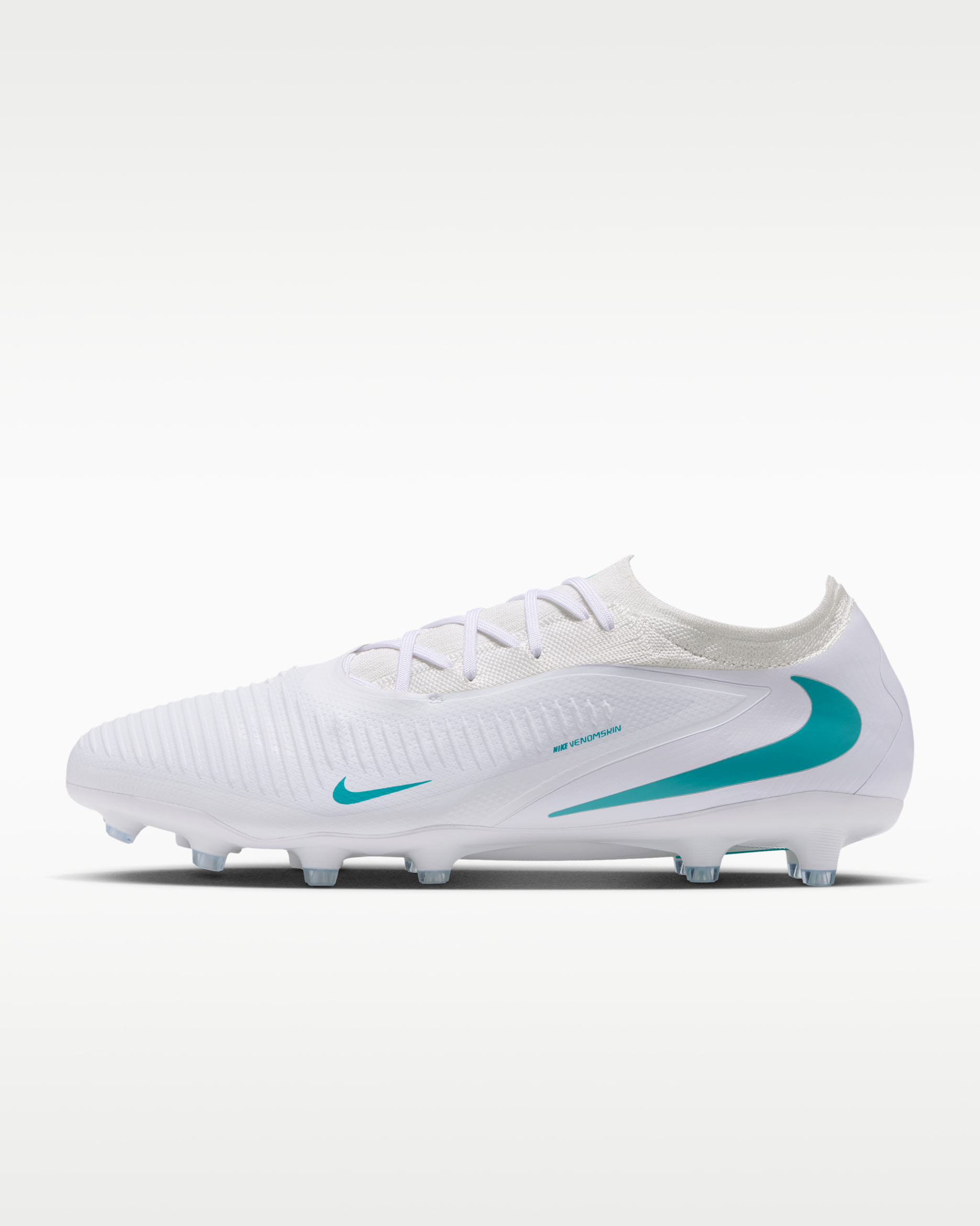 Nike Phantom 6 Low Pro Artificial-Grass Soccer Cleats - White/White/Dusty Cactus