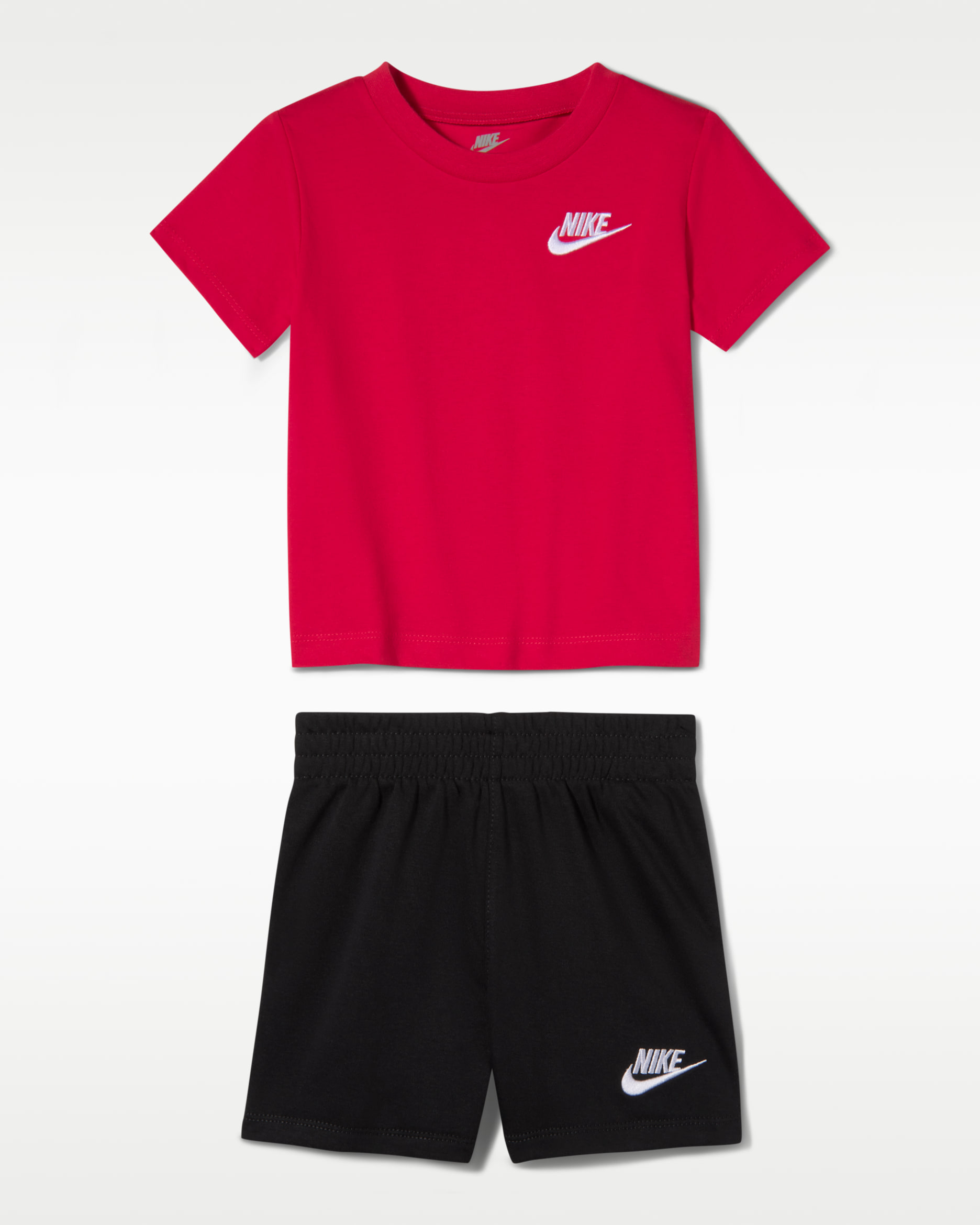 Nike Baby (12-24M) Club 2-Piece Knit Shorts Set - University Red/Black
