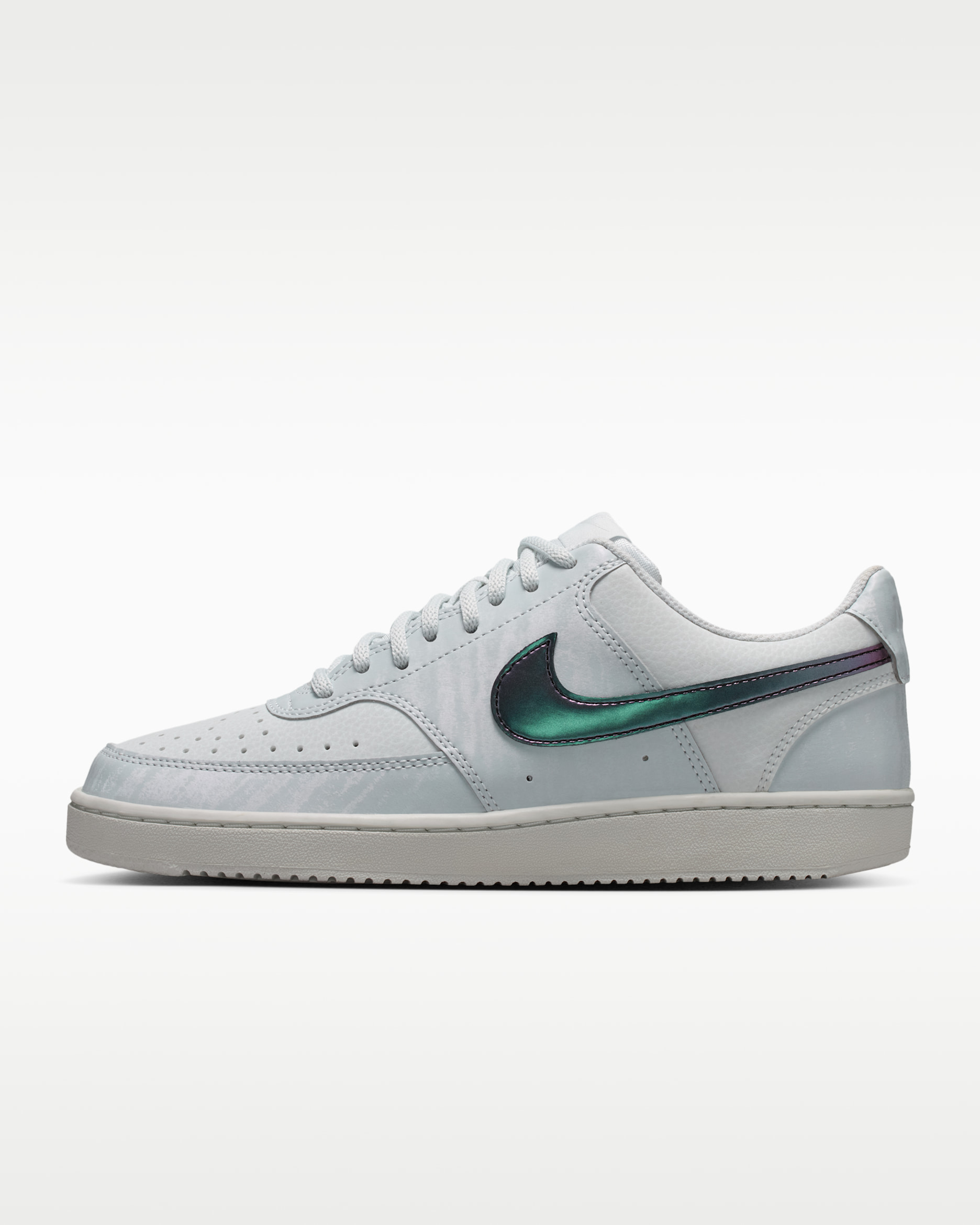 Tenis para mujer Nike Court Vision Low Premium - Blanco cáscara de huevo/Platino puro/Negro