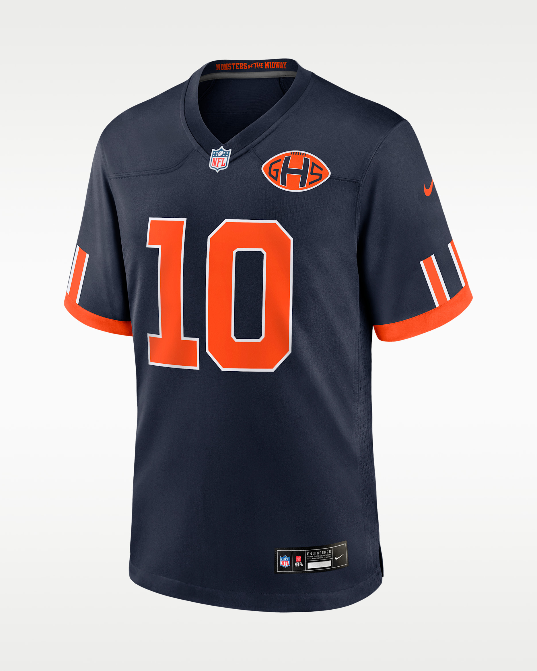 Luther Burden III Chicago Bears Rivalries Collection Men's Nike NFL Game Jersey - Navy