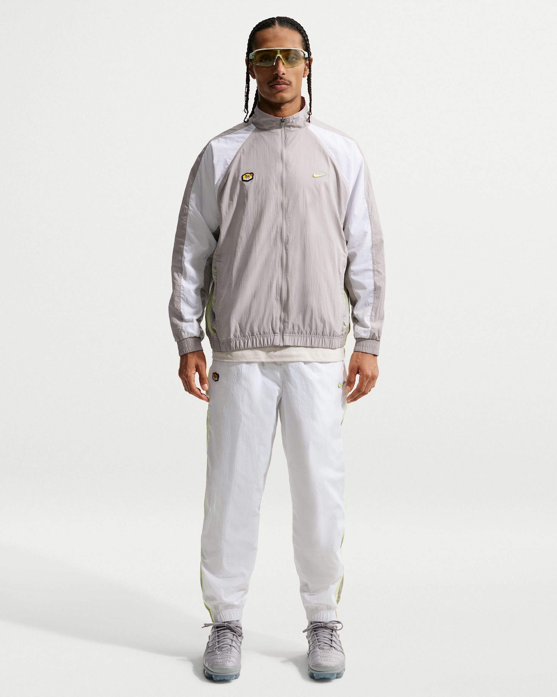 Nike Sportswear Tuned Air Men's Woven Trousers - White/College Grey