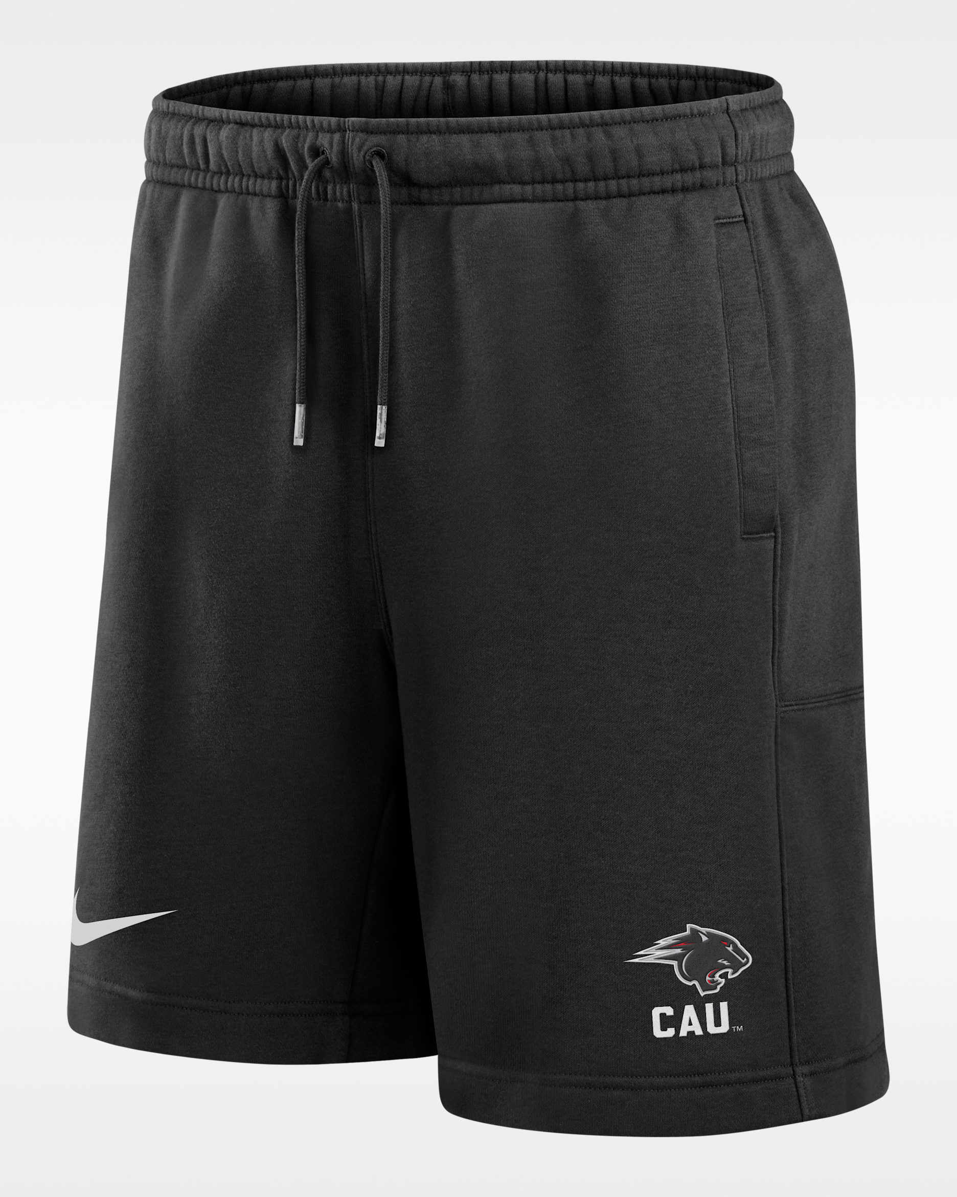 Shorts de tejido Fleece para hombre Nike College Club (Clark Atlanta University) - Negro