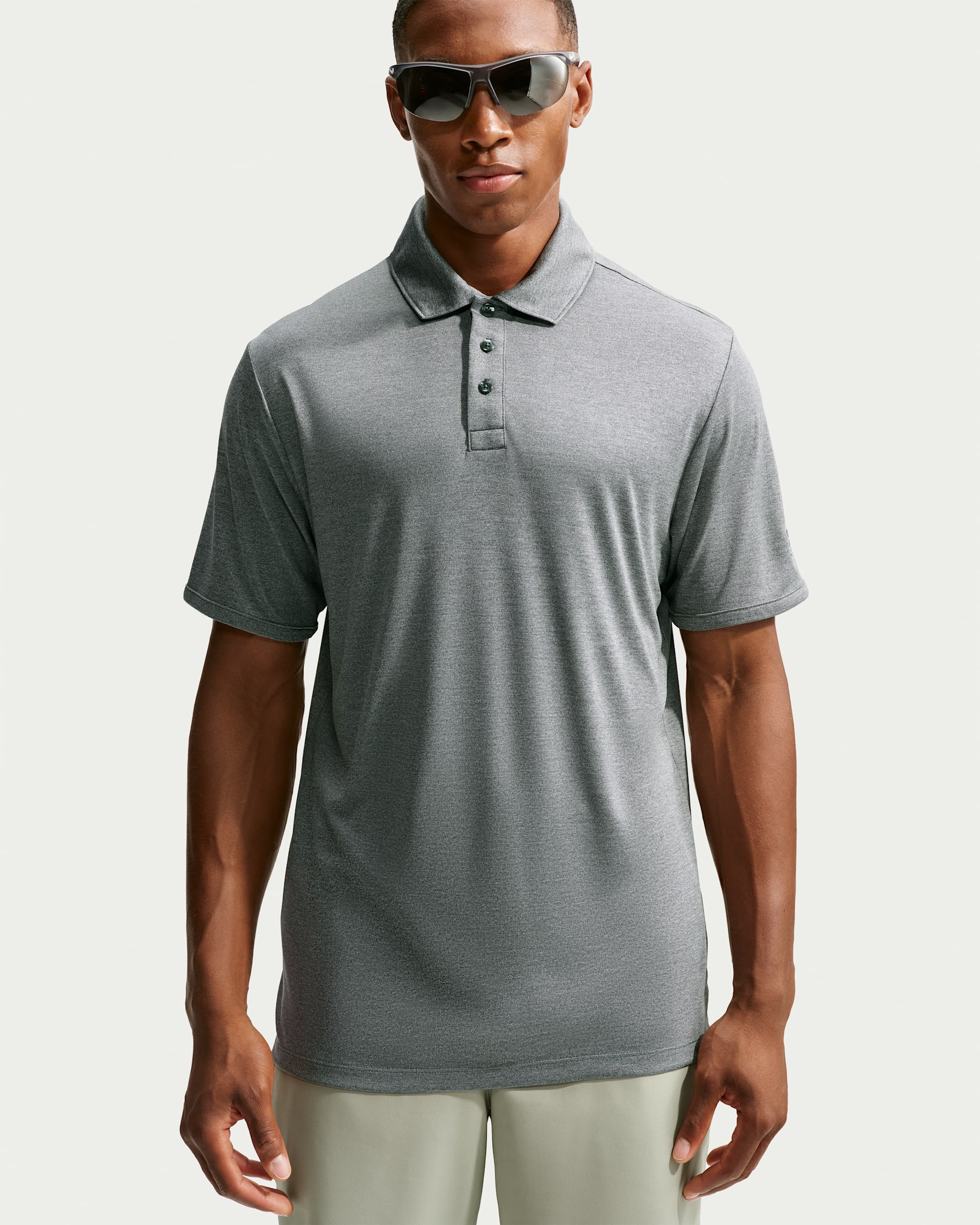 Nike Par Men's Dri-FIT Golf Polo - Camo Green/Camo Green