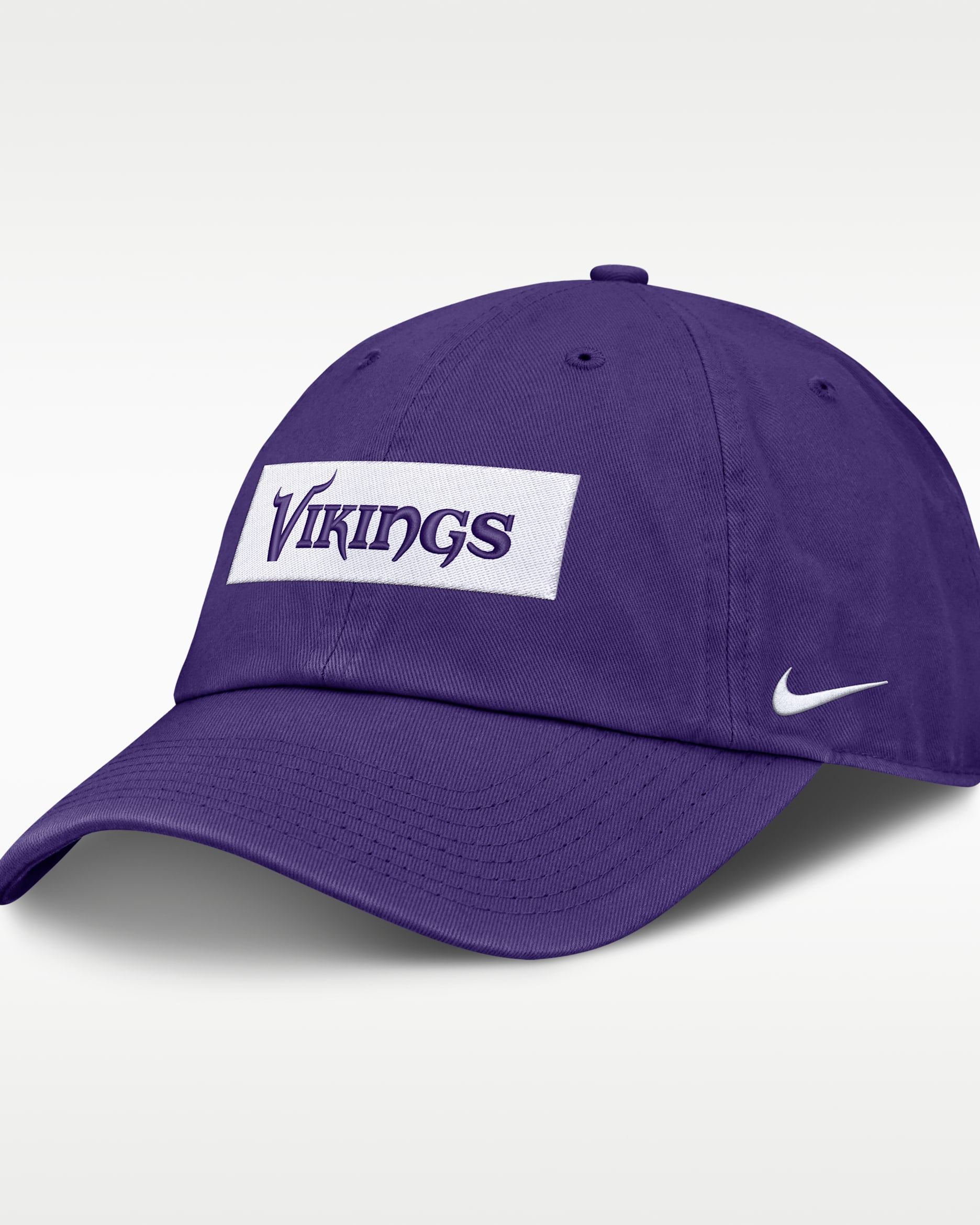 Minnesota Vikings Primetime Club Wordmark Men's Nike NFL Adjustable Hat - Purple