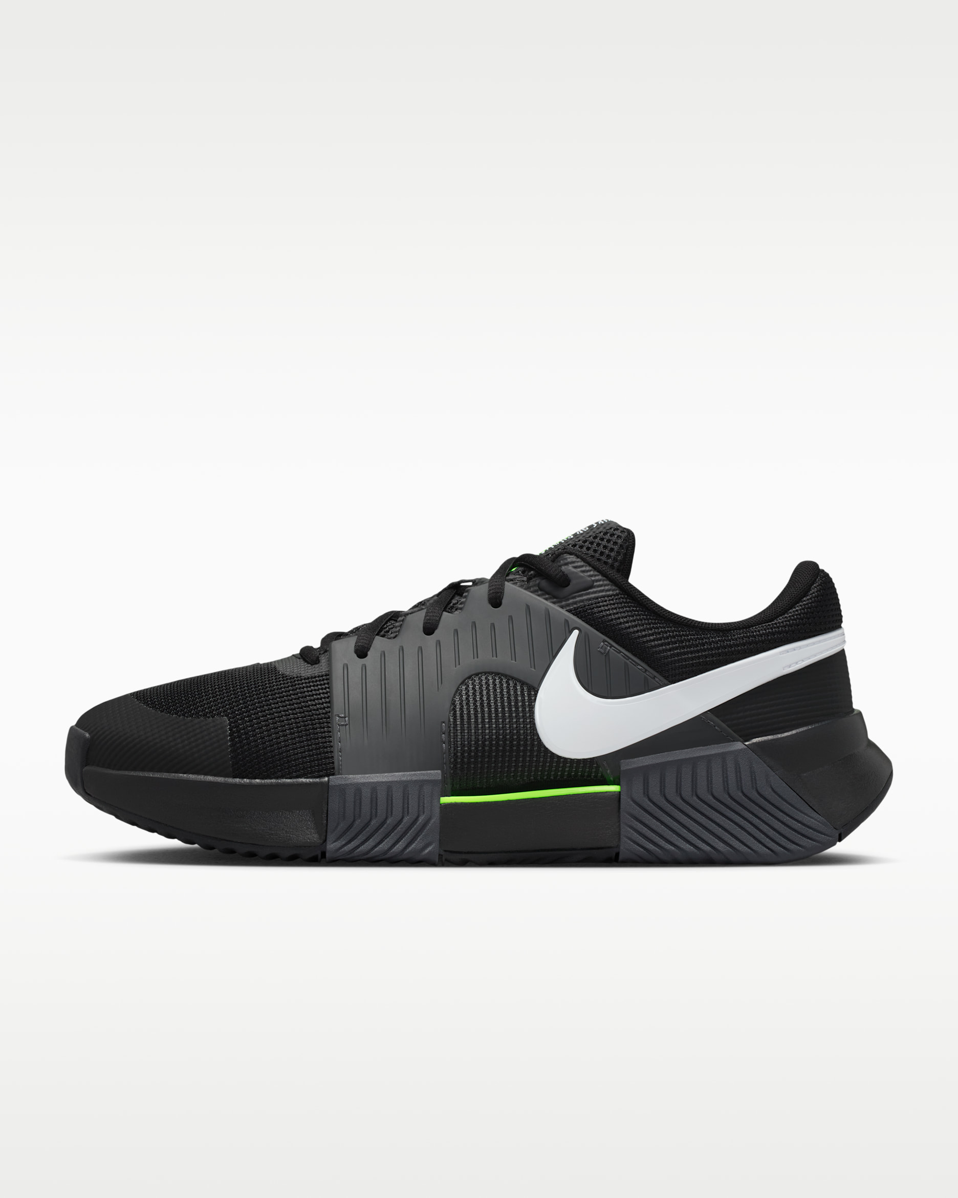 Nike GP Challenge 1.5 Men's Clay Court Tennis Shoes - Black/Anthracite/Volt/White