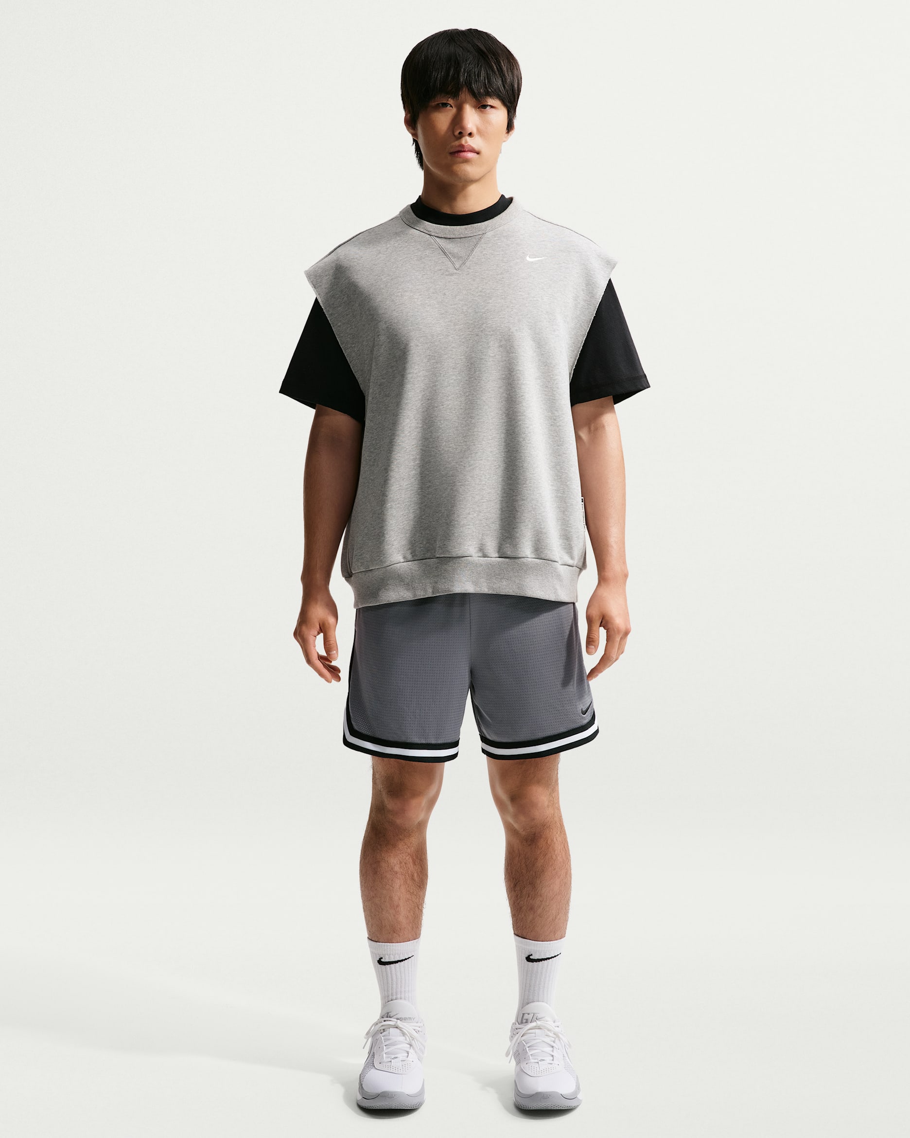 Nike DNA Men's Dri-FIT 15cm (approx.) Basketball Shorts - Cool Grey/Black/Black