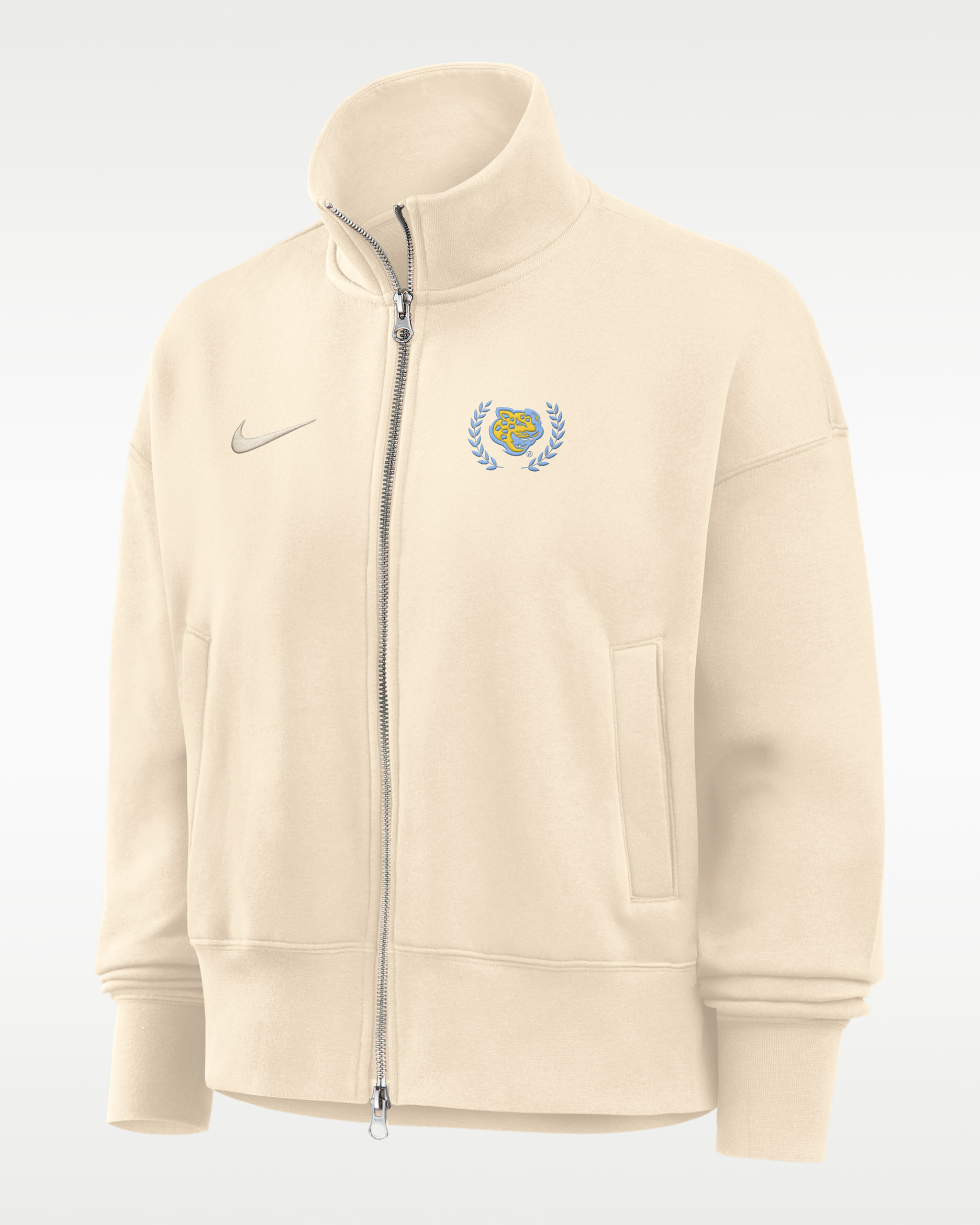 Chamarra deportiva de tejido Fleece Nike Phoenix para mujer Nike College (Southern University and A&M) - Natural