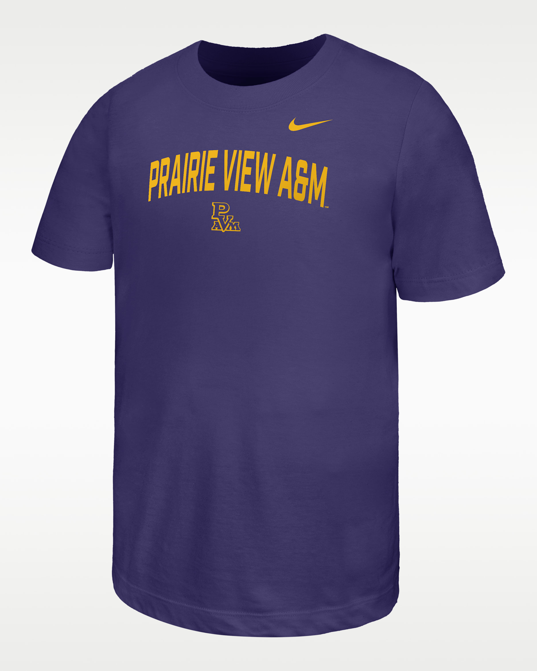 Nike College (Prairie View A&M University) Big Kids' Short-Sleeve T-Shirt - New Orchid