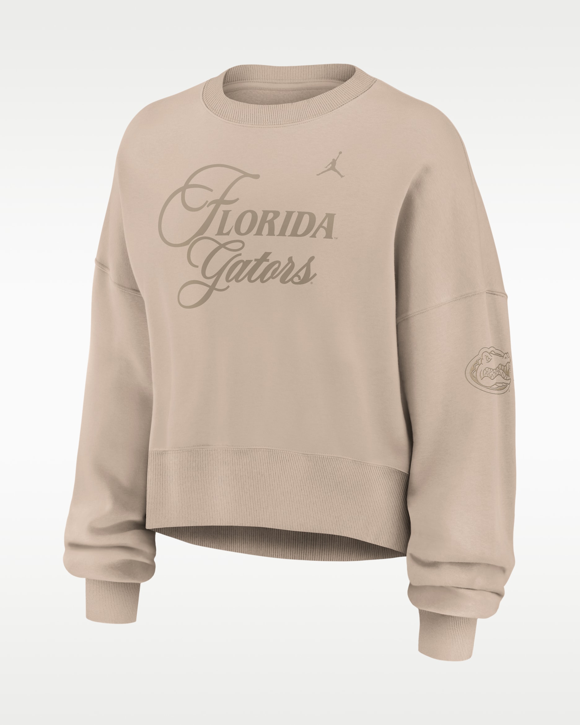 Florida Neutral Stance Collection Phoenix Women's Jordan Brand College Oversized Pullover Hoodie - Tan/Beige