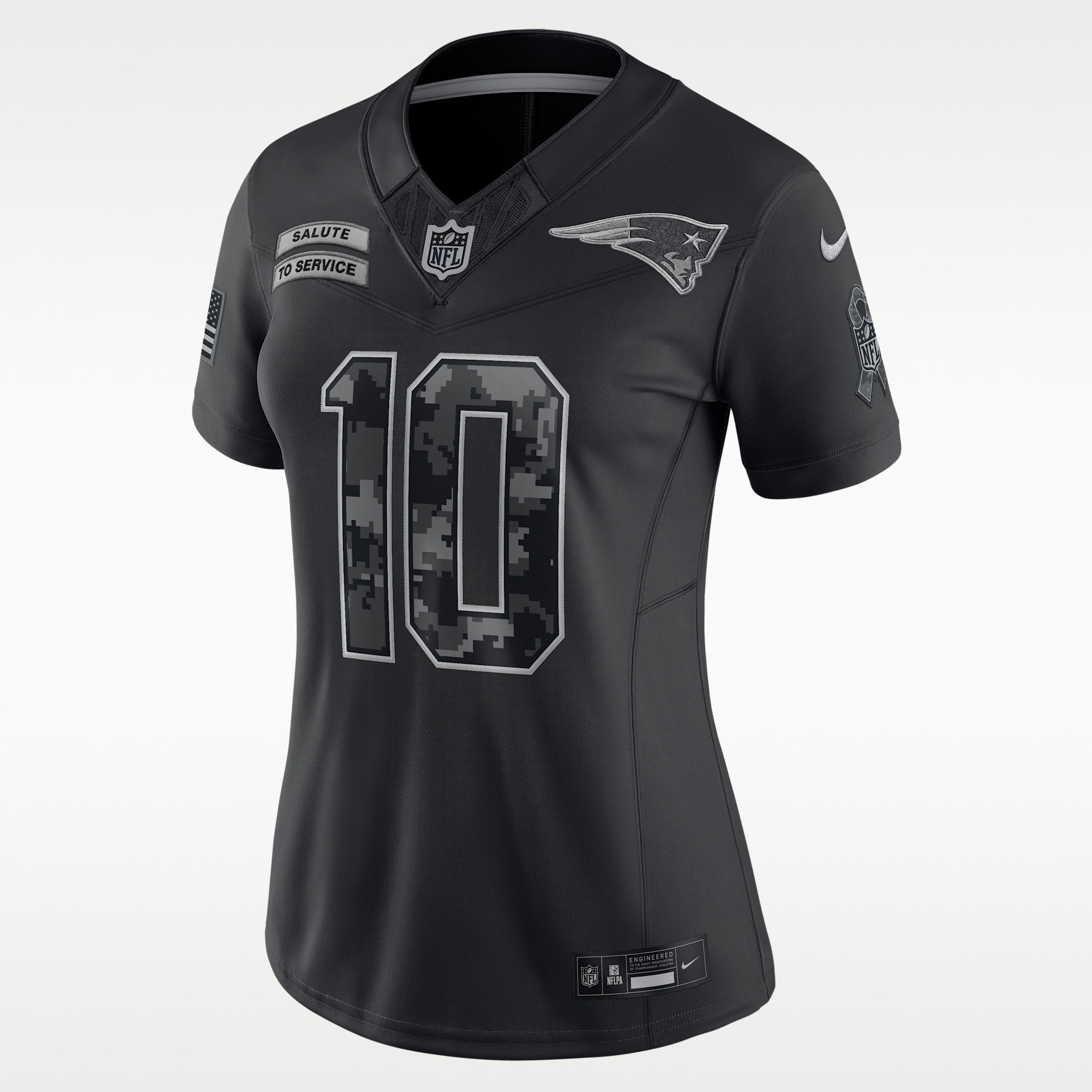 Drake Maye New England Patriots Salute to Service Women's Nike Dri-FIT ...