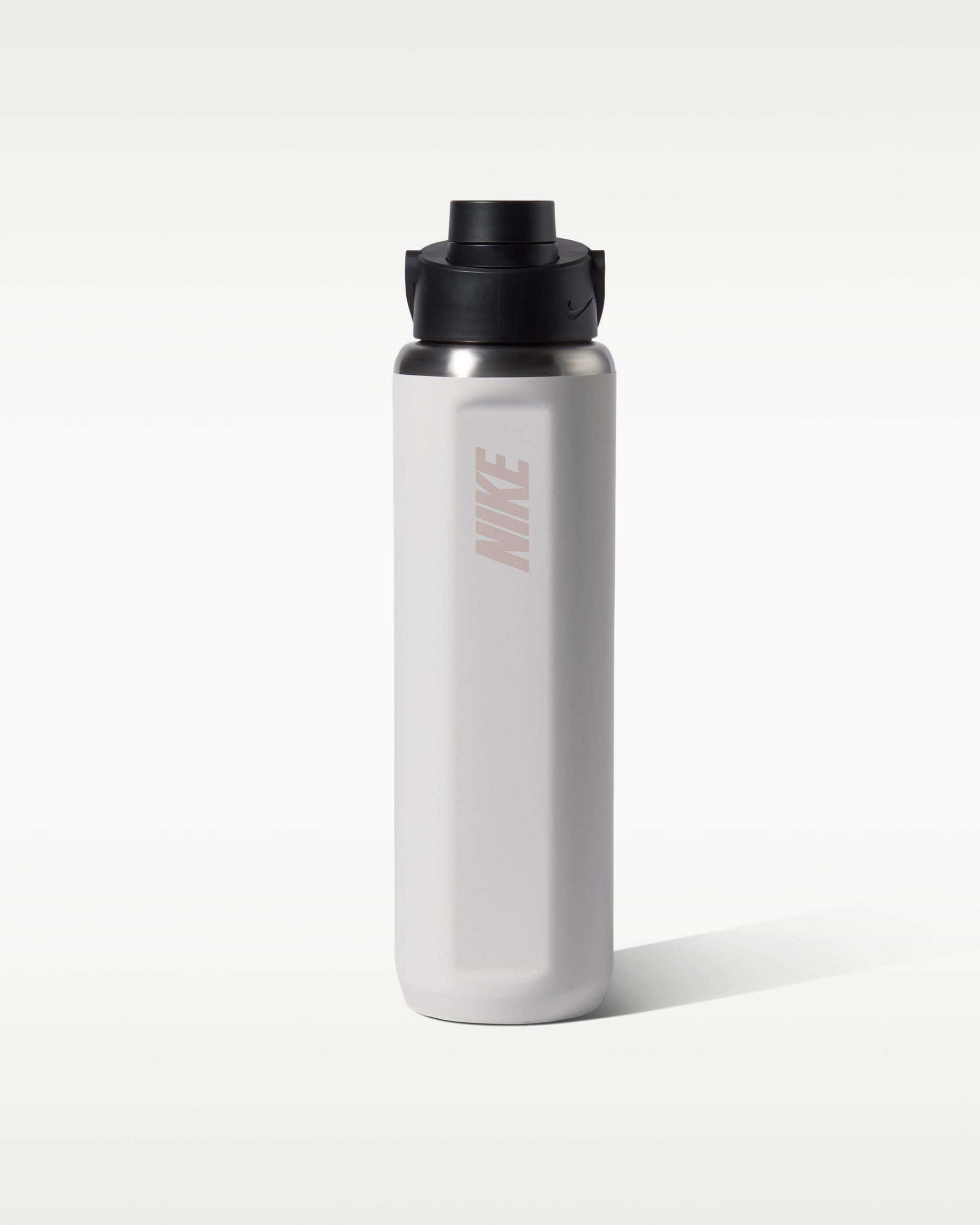Botella de acero inoxidable con pico Nike Recharge (710 ml) - Vela/Negro/Crema II