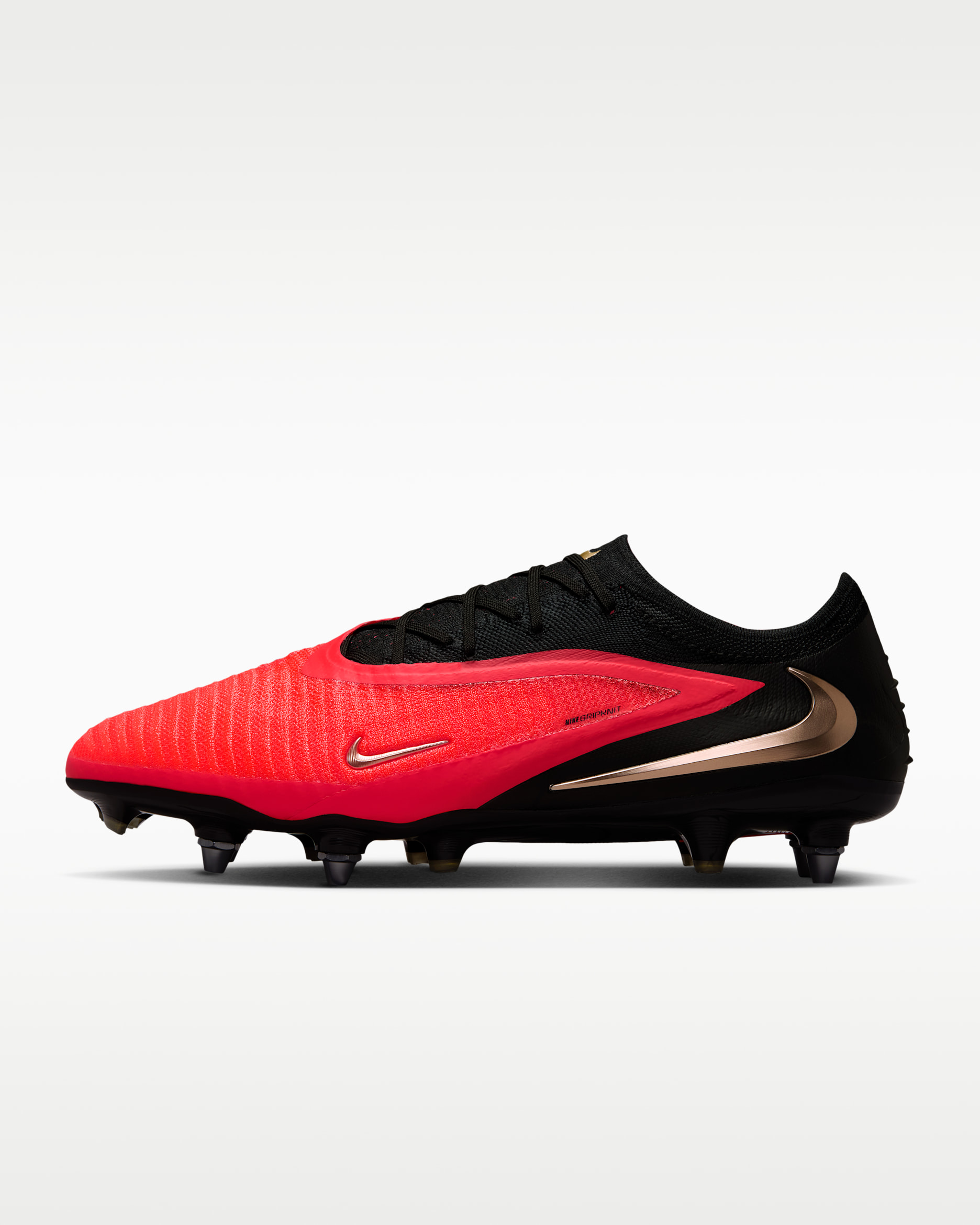 Nike Phantom 6 Low Elite Soft-Ground Football Boot - Bright Crimson/Black/Blur