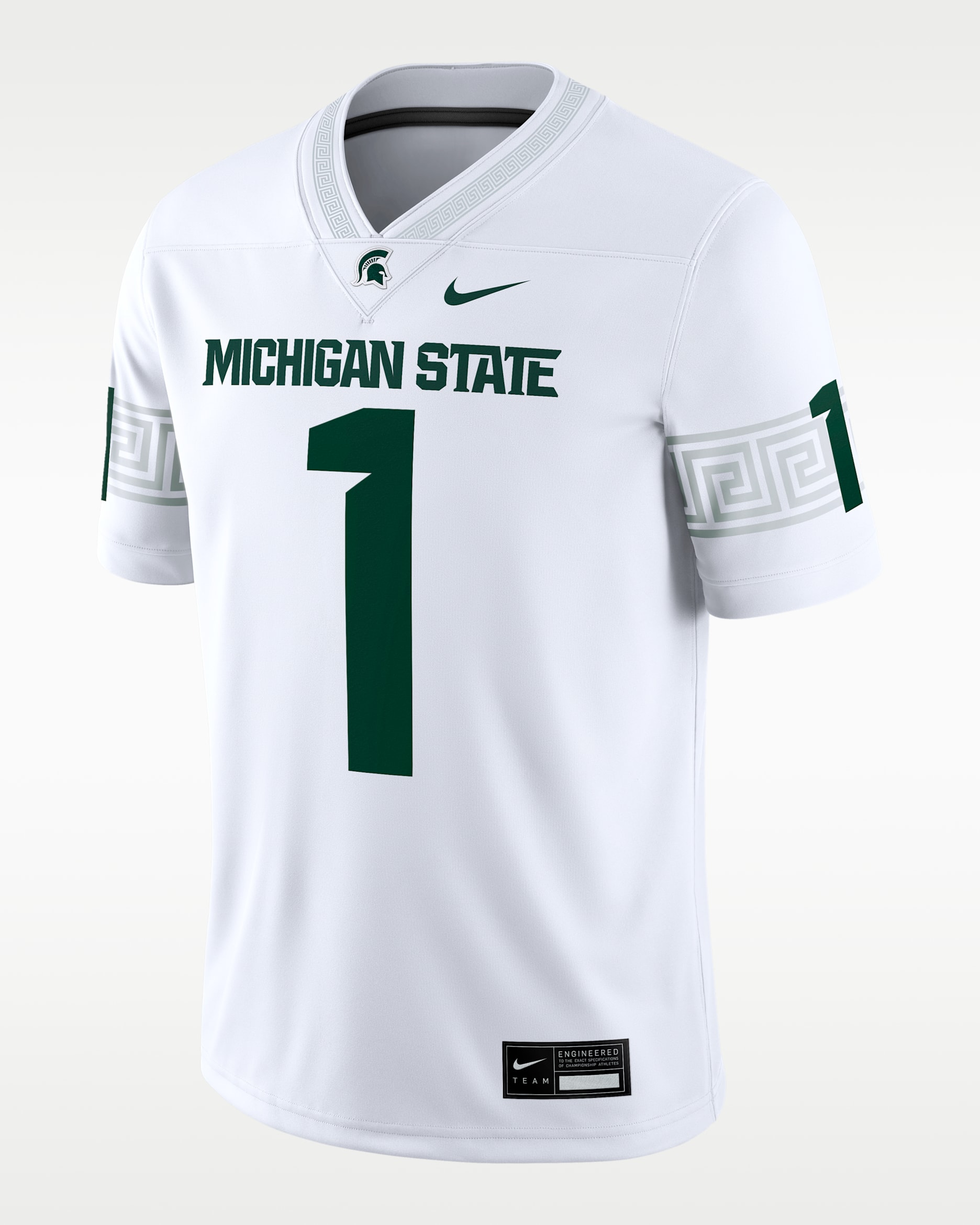 Michigan State Men's Nike Dri-FIT College Game Jersey - White