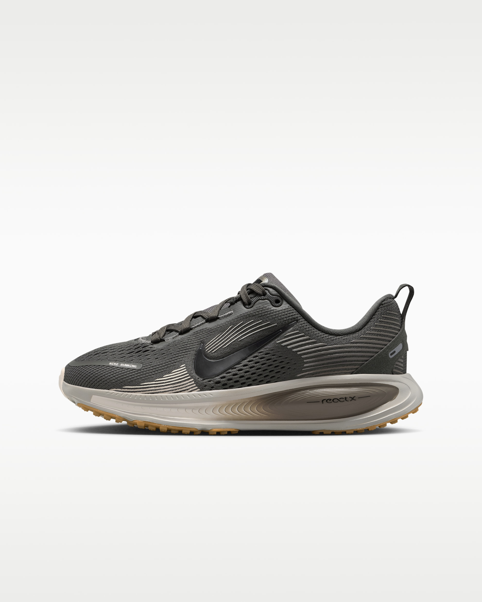 나이키 보메로 18 주니어 로드 러닝화 - 미디엄 애쉬/칼리지 그레이/페일 아이보리/블랙