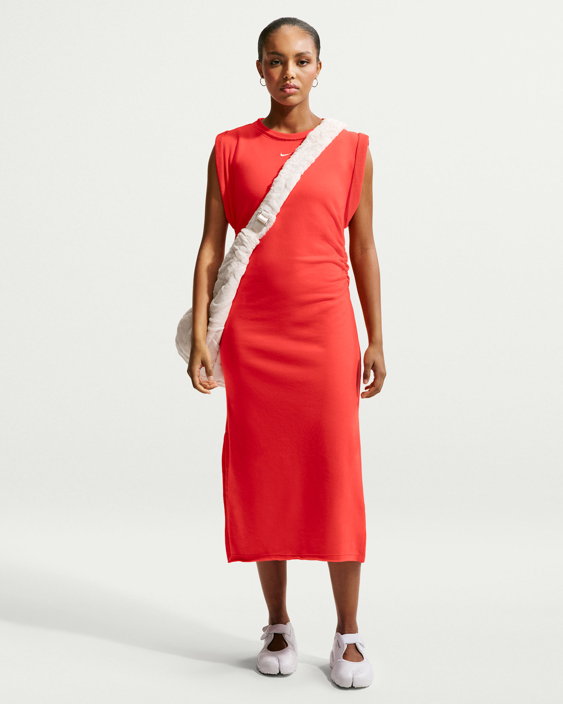 Nike Sportswear Chill Terry Women's Oversized Dress - Light Crimson/Sail