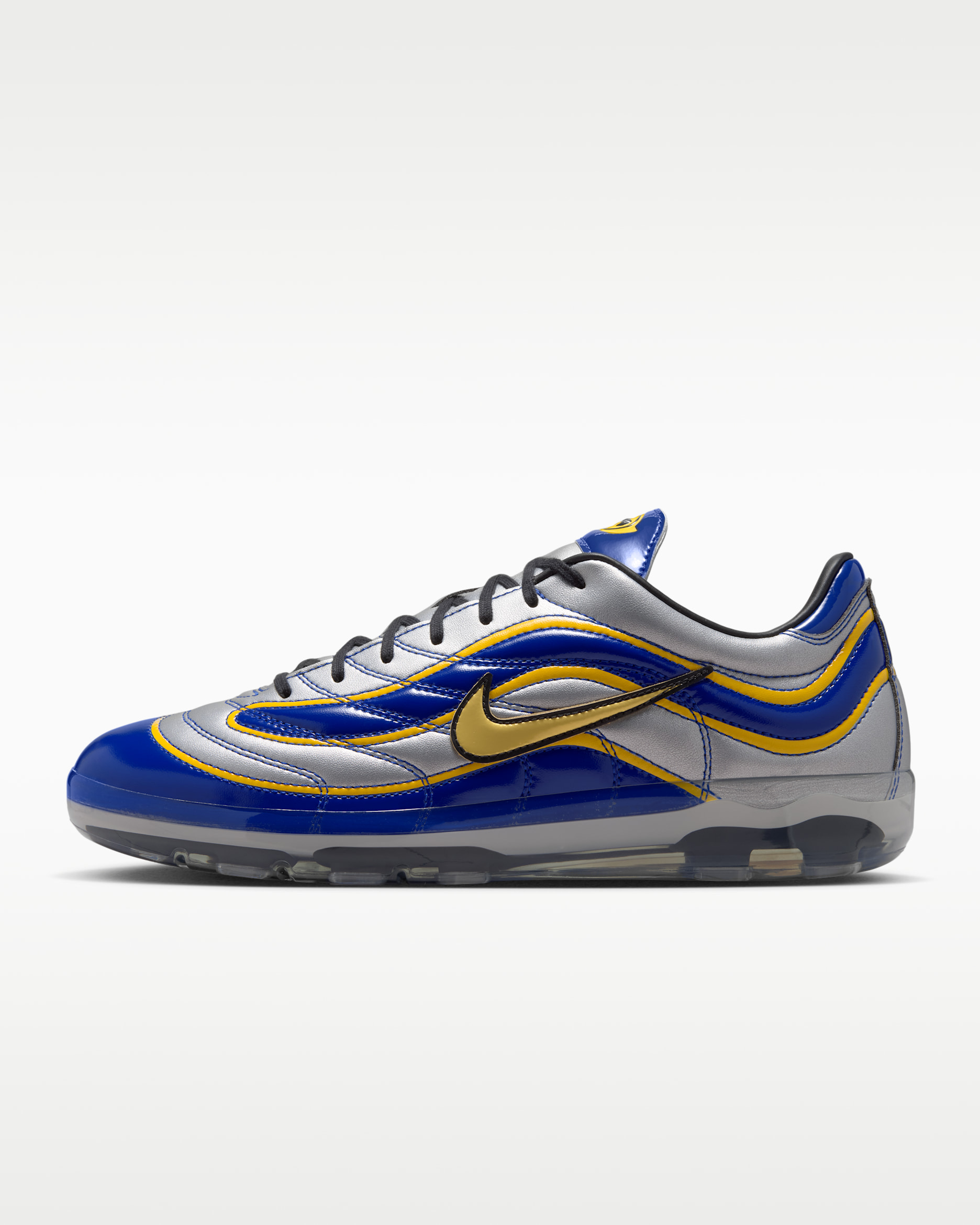 Tenis Nike Cryoshot Mercurial Vapor R9 OG - Royal universitario/Plata metalizado/Negro/Amarillo universitario