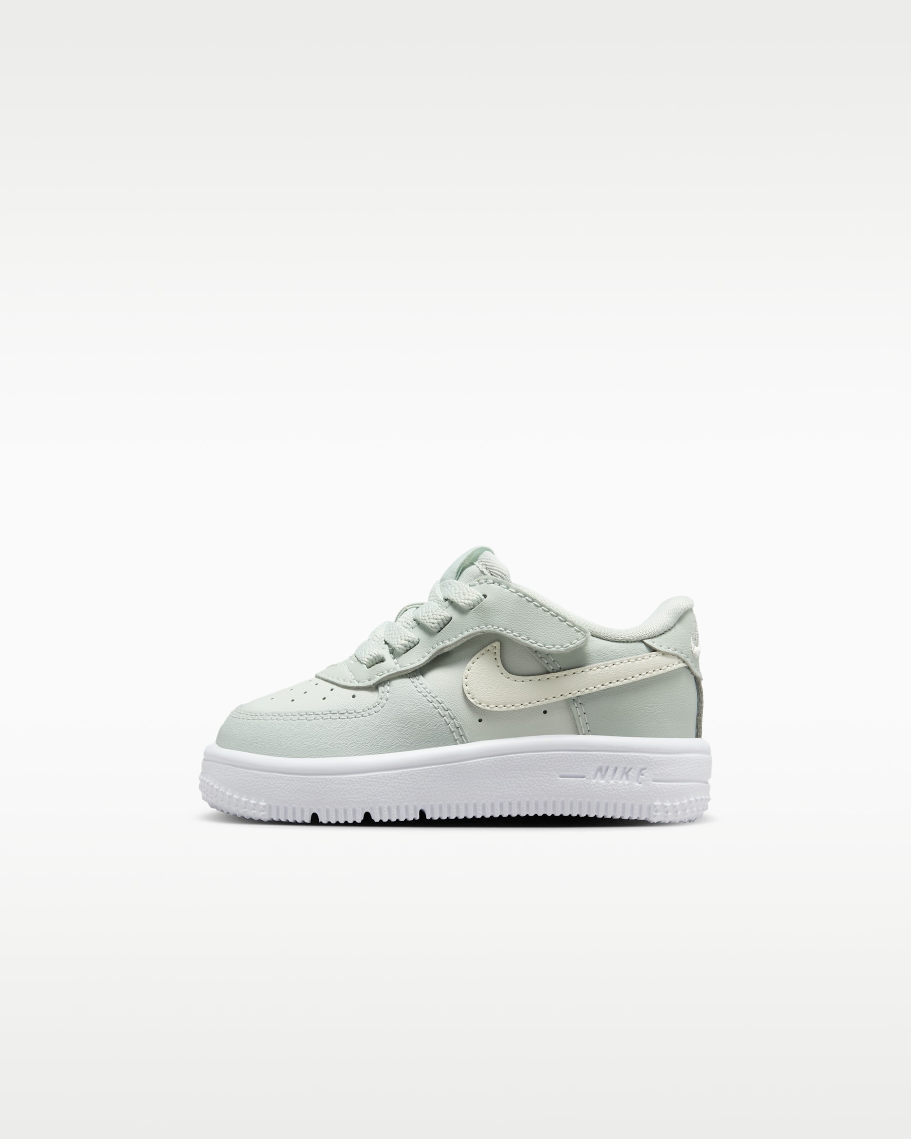 Nike Force 1 Low EasyOn Baby/Toddler Shoes - Light Silver/Spruce Aura/White/Sail