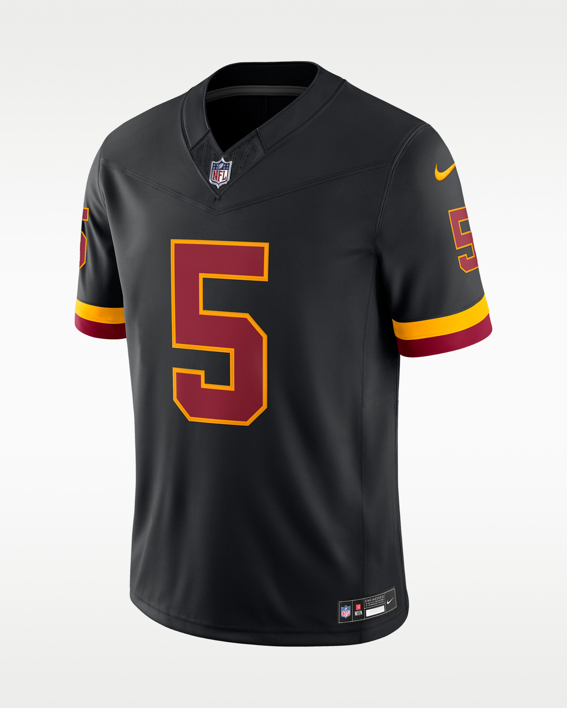 Jayden Daniels Washington Commanders Men's Nike Dri-FIT NFL Limited Jersey - Black