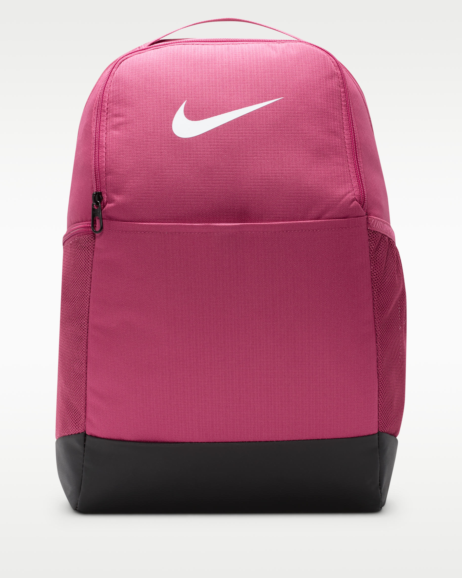 Plecak treningowy Nike Brasilia 9.5 (rozmiar M, 24 l) - Sweet Beet/Czerń/Biel