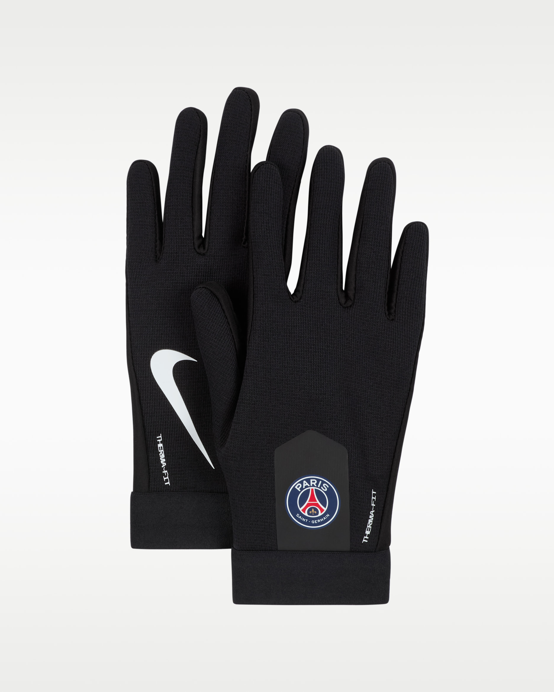 París Saint-Germain Academy Guantes de fútbol Nike Therma-FIT - Negro/Blanco