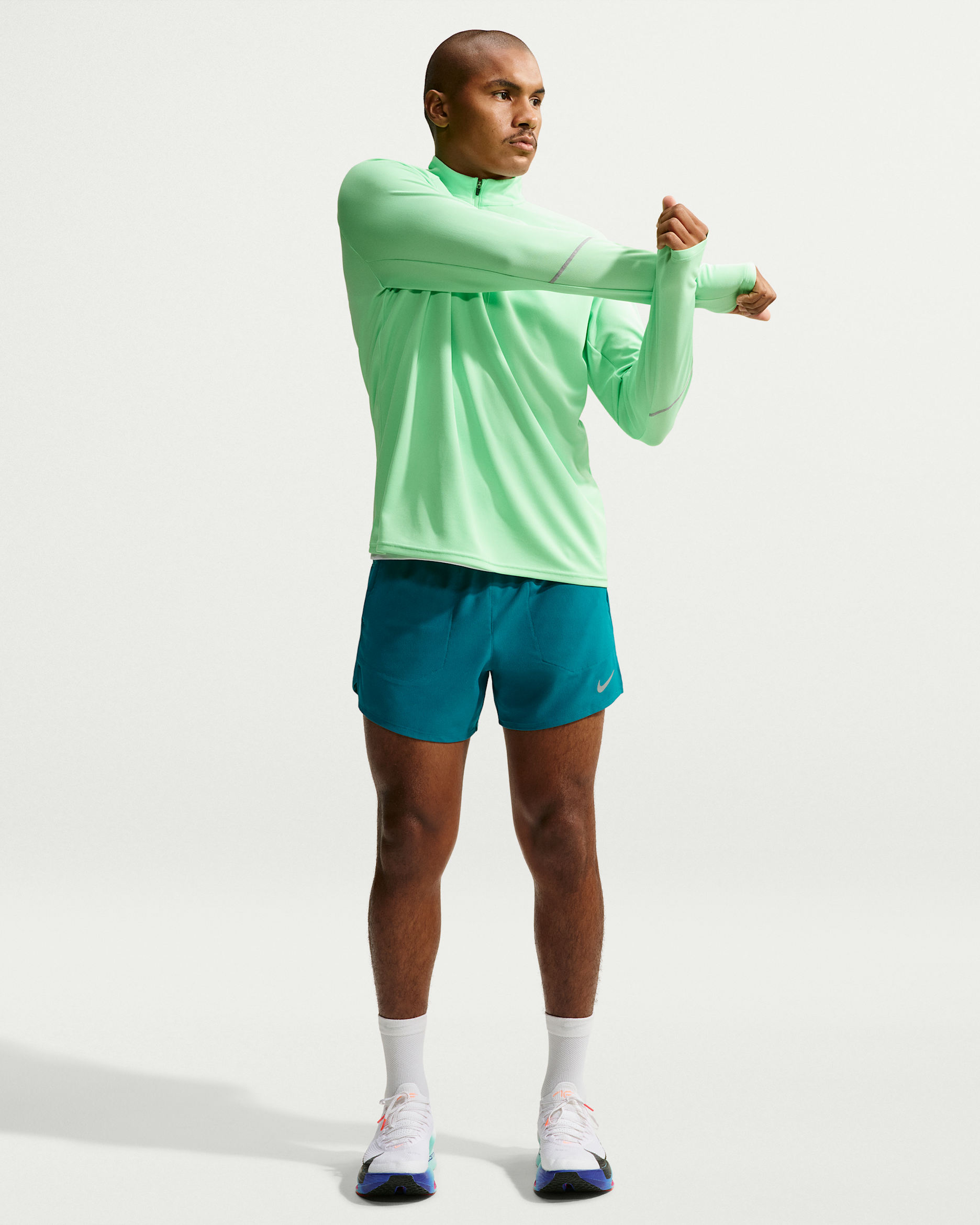 Nike Stride Men's Dri-FIT 5" Brief-Lined Running Shorts - Bright Spruce