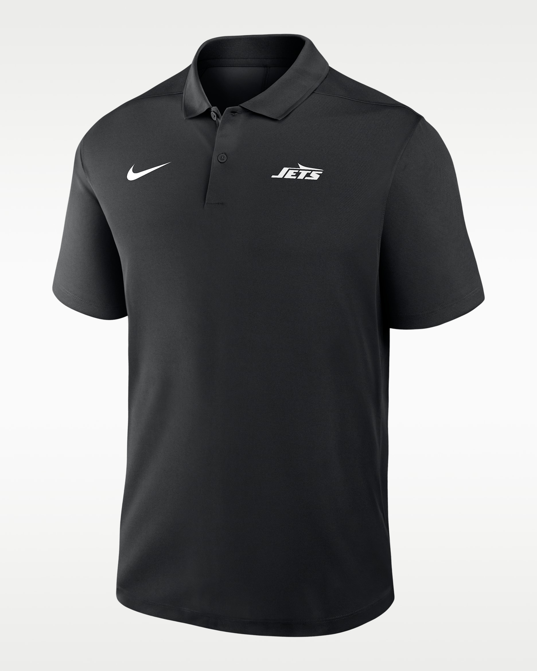 New York Jets Logo Victory Men's Nike Dri-FIT NFL Polo - Black