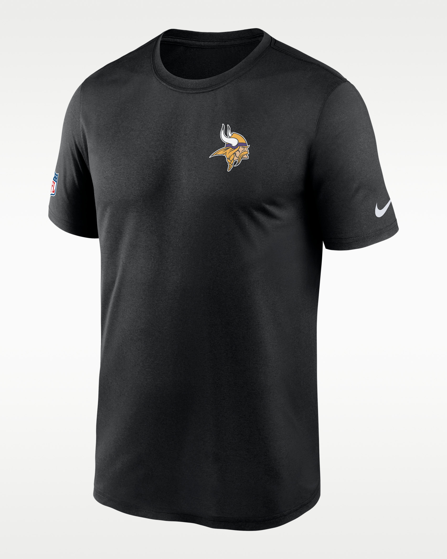 Playera Nike Dri-FIT de la NFL para hombre Minnesota Vikings Legend Small Logo - Negro