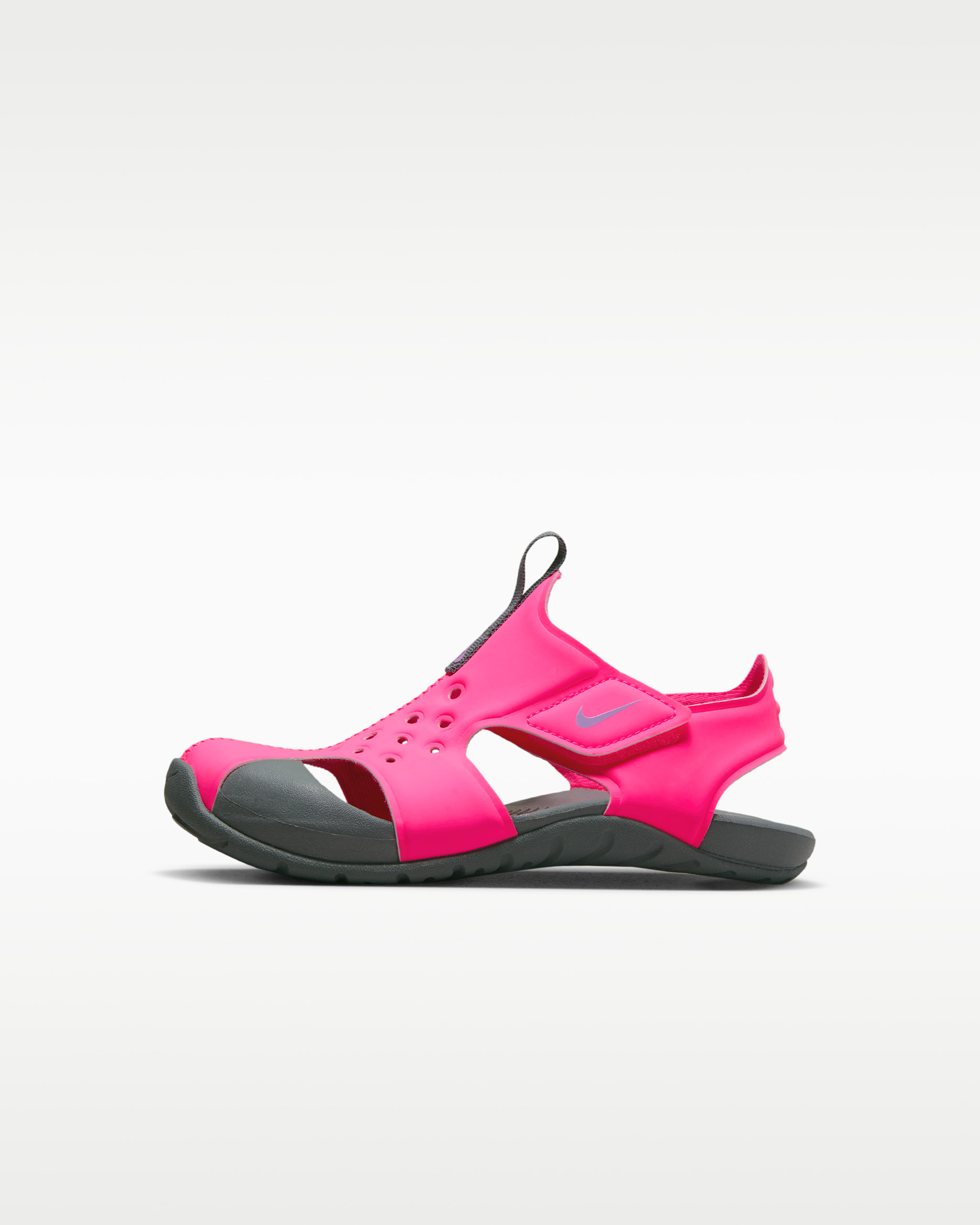 Nike Sunray Protect 2 Little Kids' Sandals - Hyper Pink/Smoke Grey/Fuchsia Glow