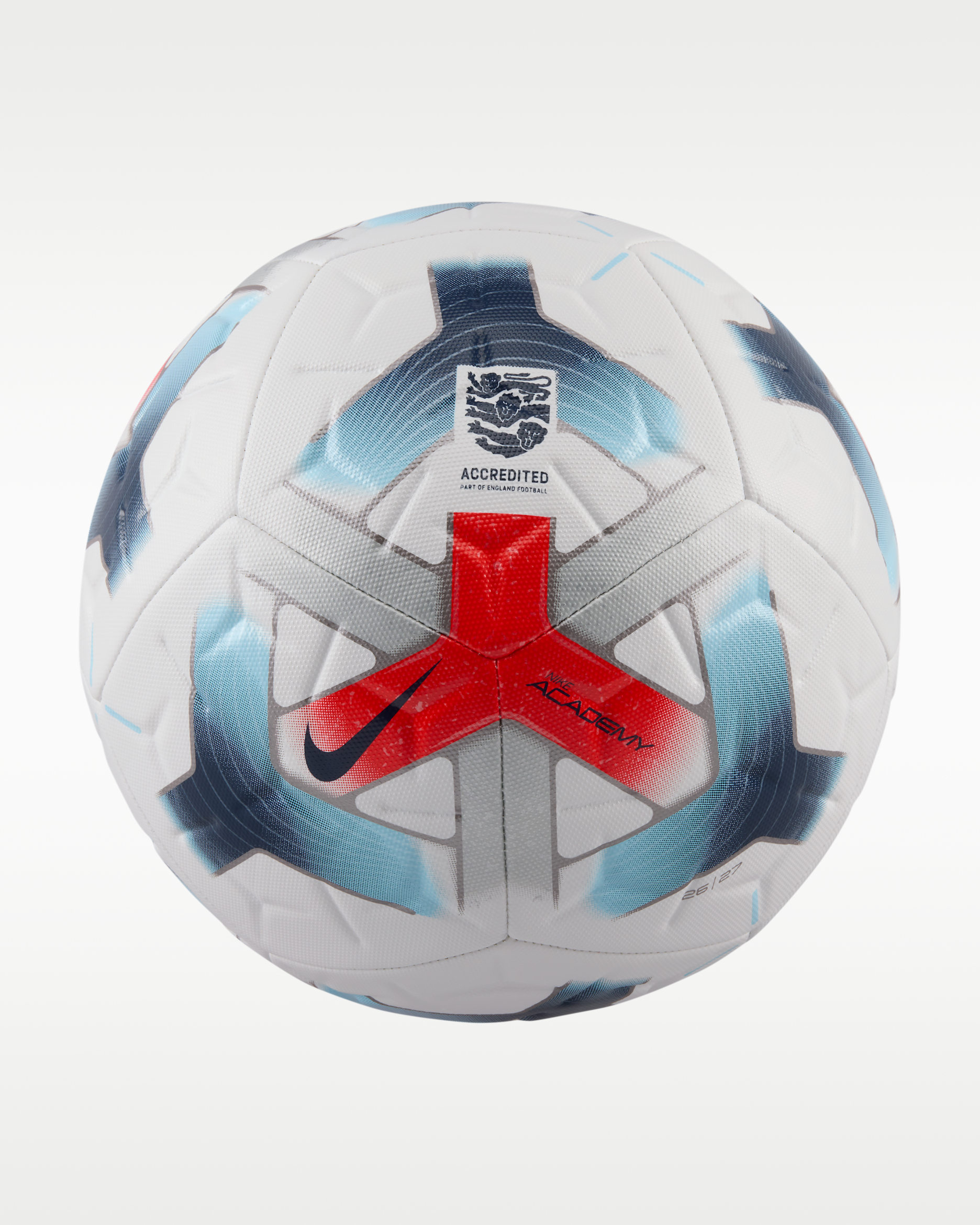England FA Academy Nike futball-labda - Fehér/Piros/Kék/Midnight Navy