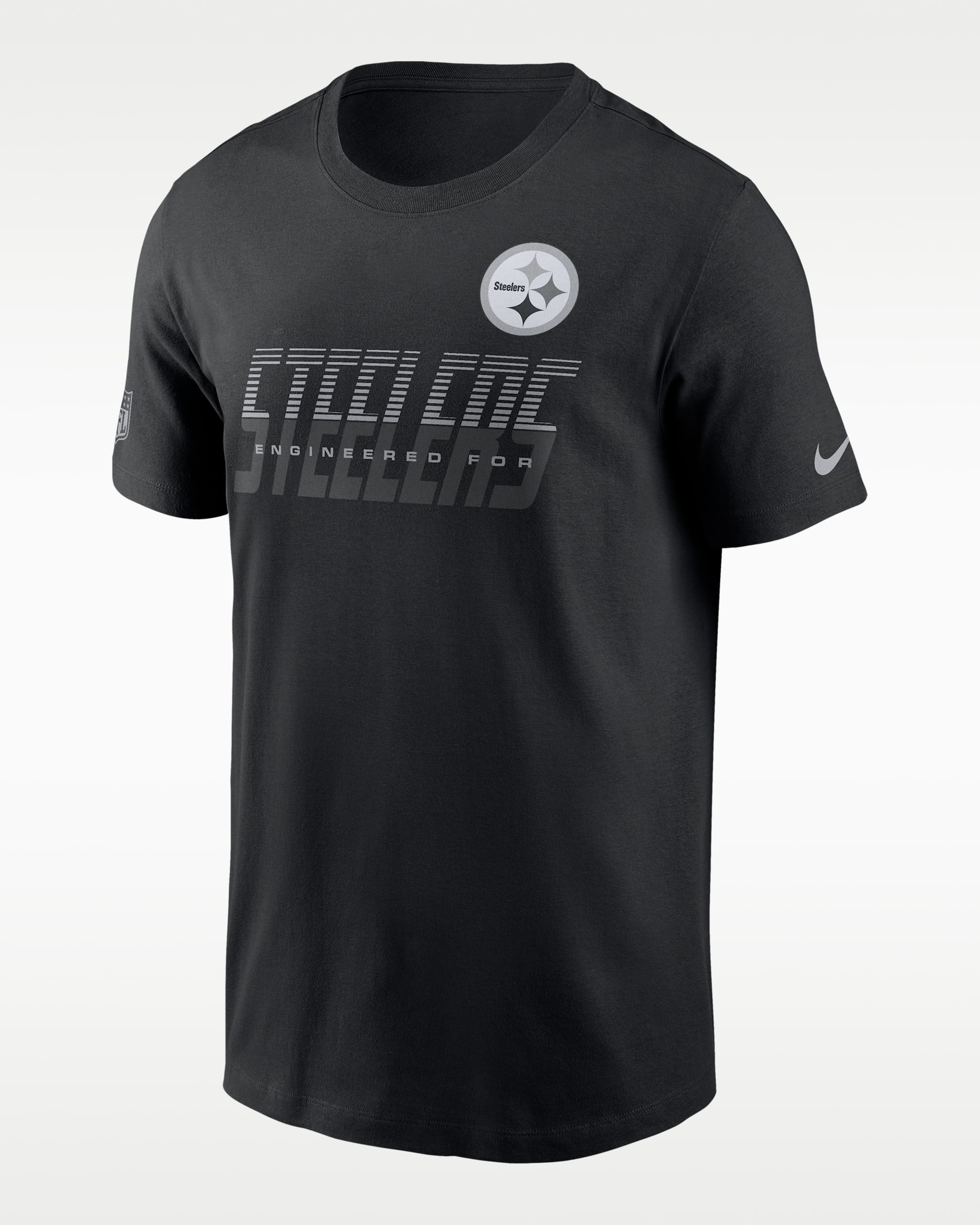 Playera Nike Dri-FIT de la NFL para hombre Pittsburgh Steelers Sideline Team Issue - Negro