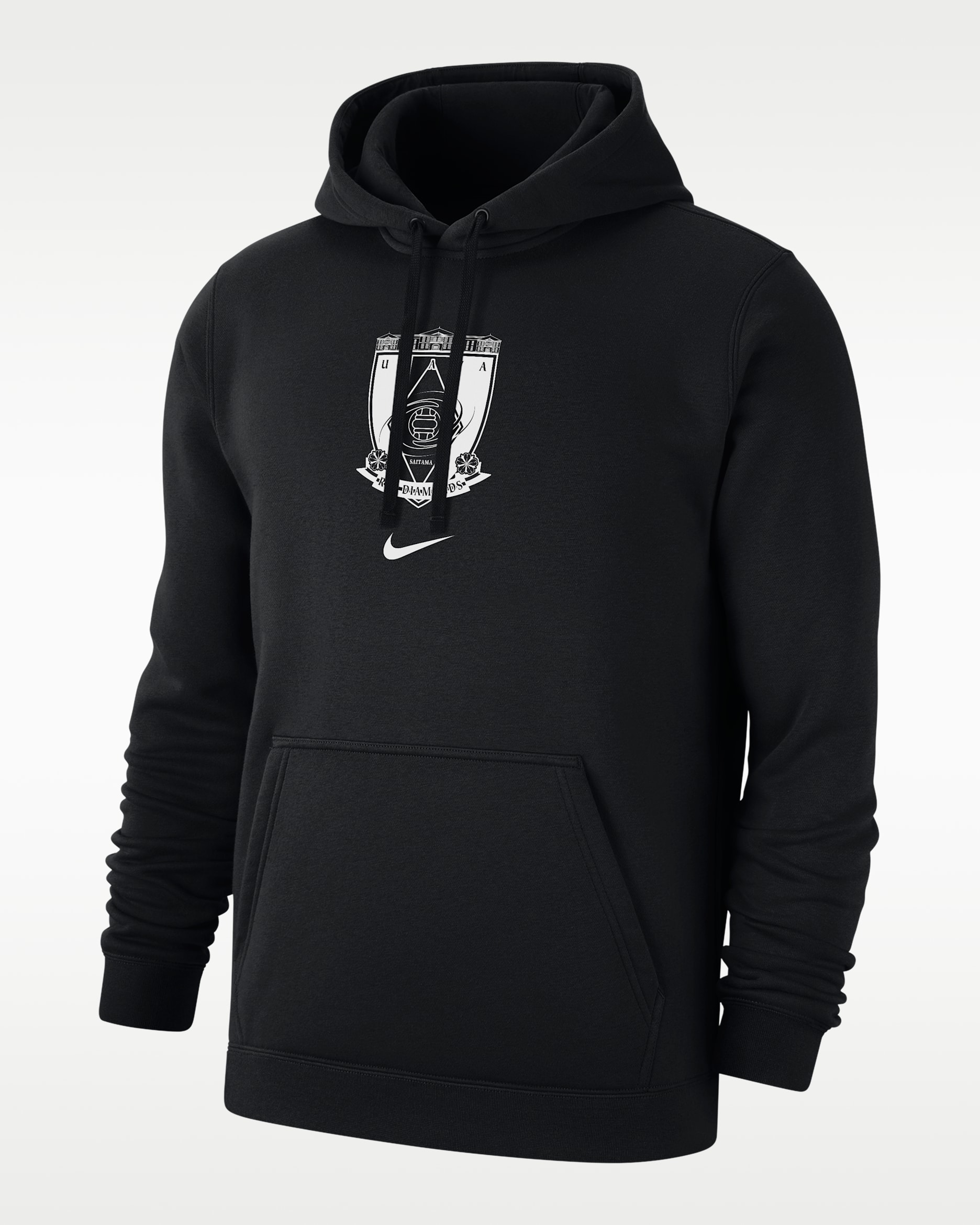 Urawa Club Men's Nike Soccer Fleece Pullover Hoodie - Black