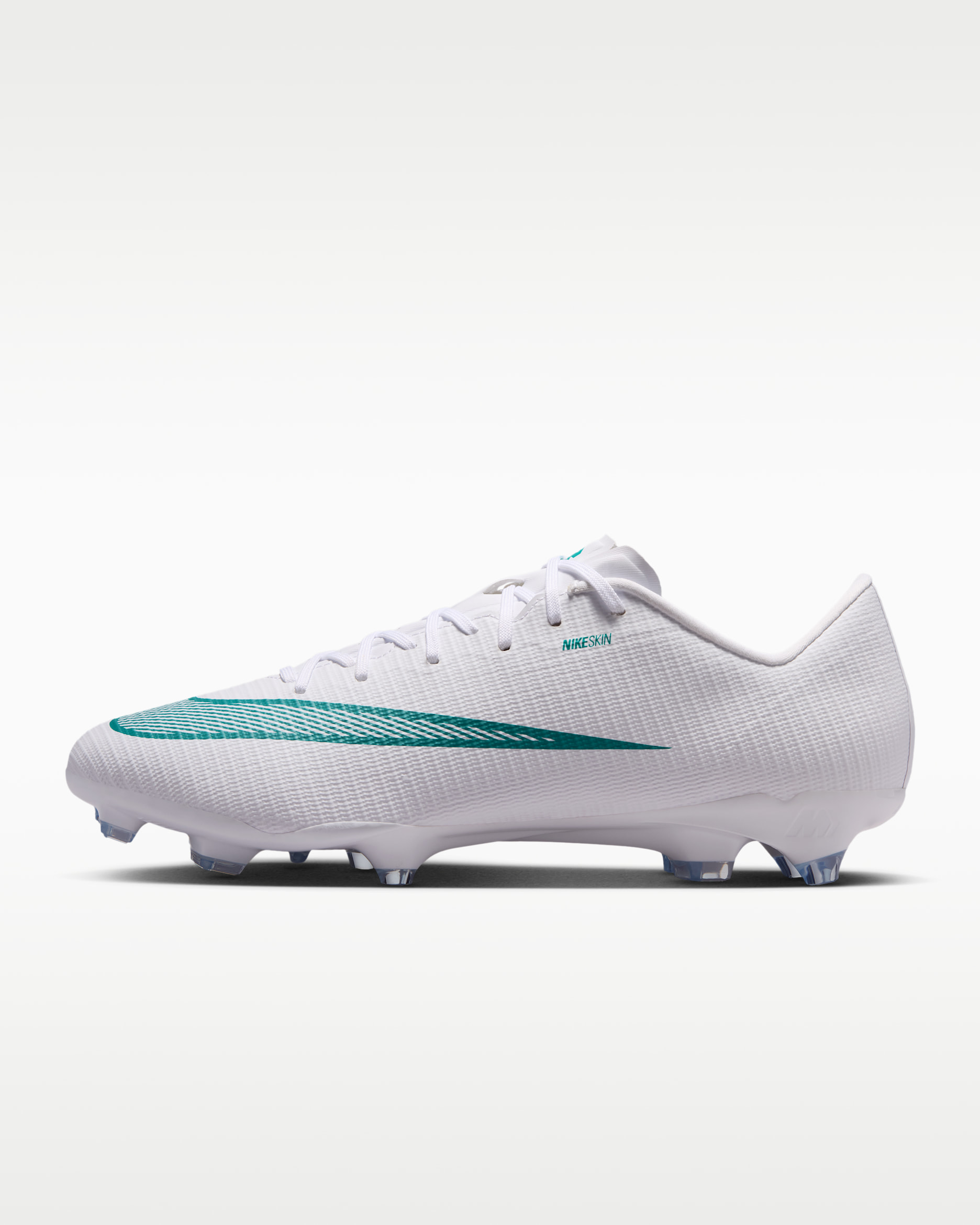 Nike Mercurial Vapor 17 Academy Multi-Ground Low-Top Football Boots - White/Dusty Cactus