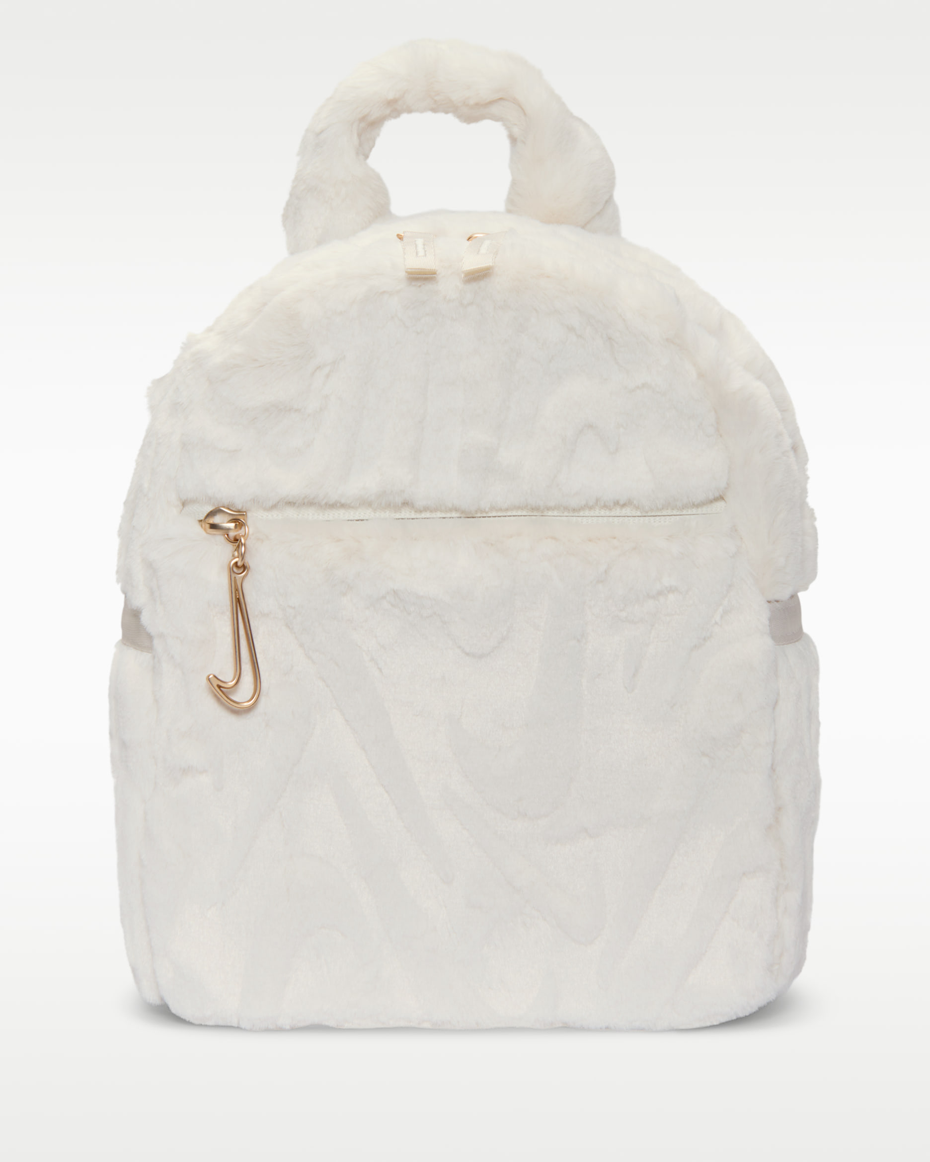 Mini sac à dos en fausse fourrure Nike Sportswear Futura (6 L) - Phantom/Sanddrift/Phantom