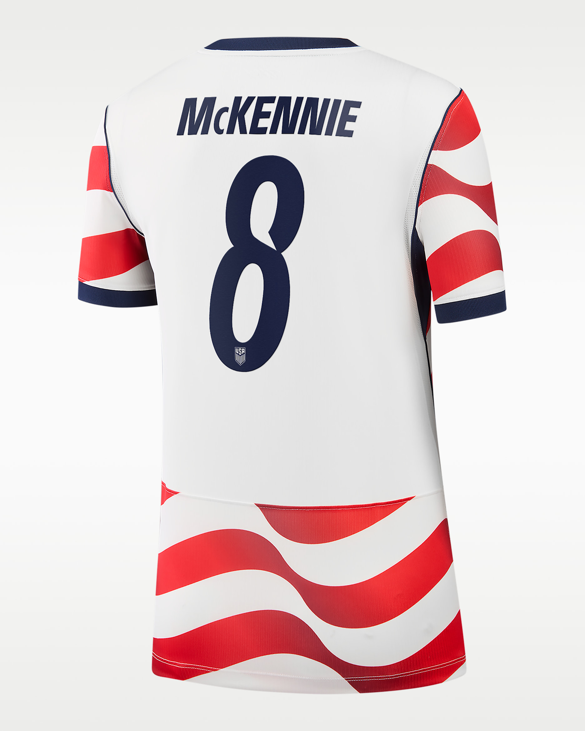 Weston McKennie USMNT 2026 Stadium Home Women's Nike Dri-FIT Soccer Jersey - White